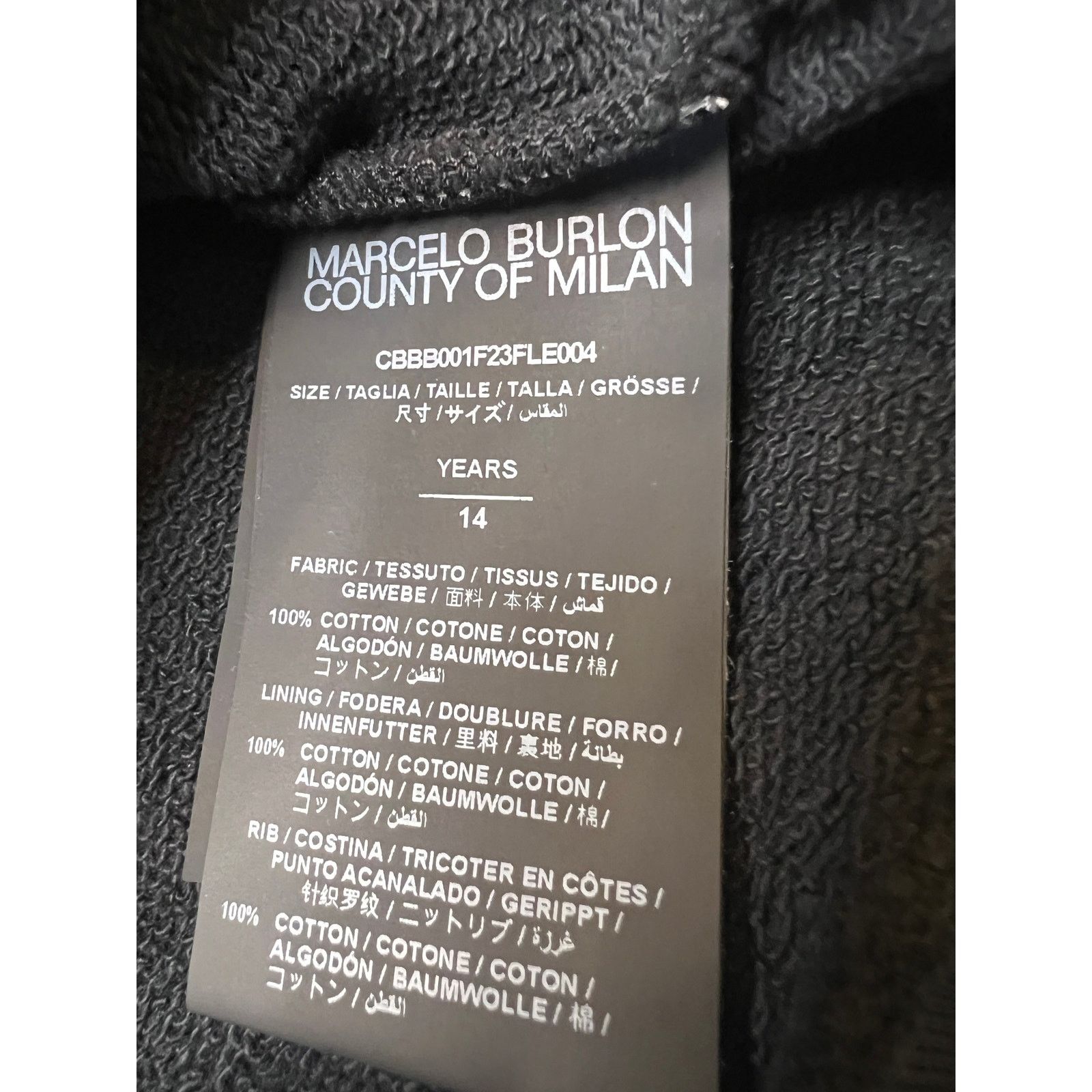 Marcelo Burlon Marcelo Burlon Stiched Wings Hoodie [Size Youth 14/XL] Size S / US 4 / IT 40 - 3 Thumbnail