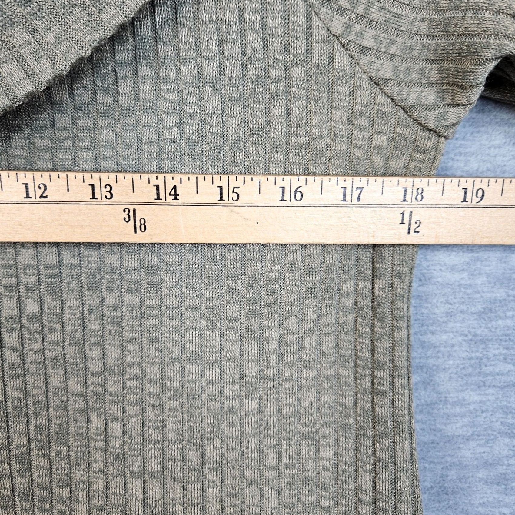 Vintage KNOW ROSE Green Cotton Cowl Neck Long Sleeve Sweater Women M NEW Cardigan Size M / US 6-8 / IT 42-44 - 3 Thumbnail