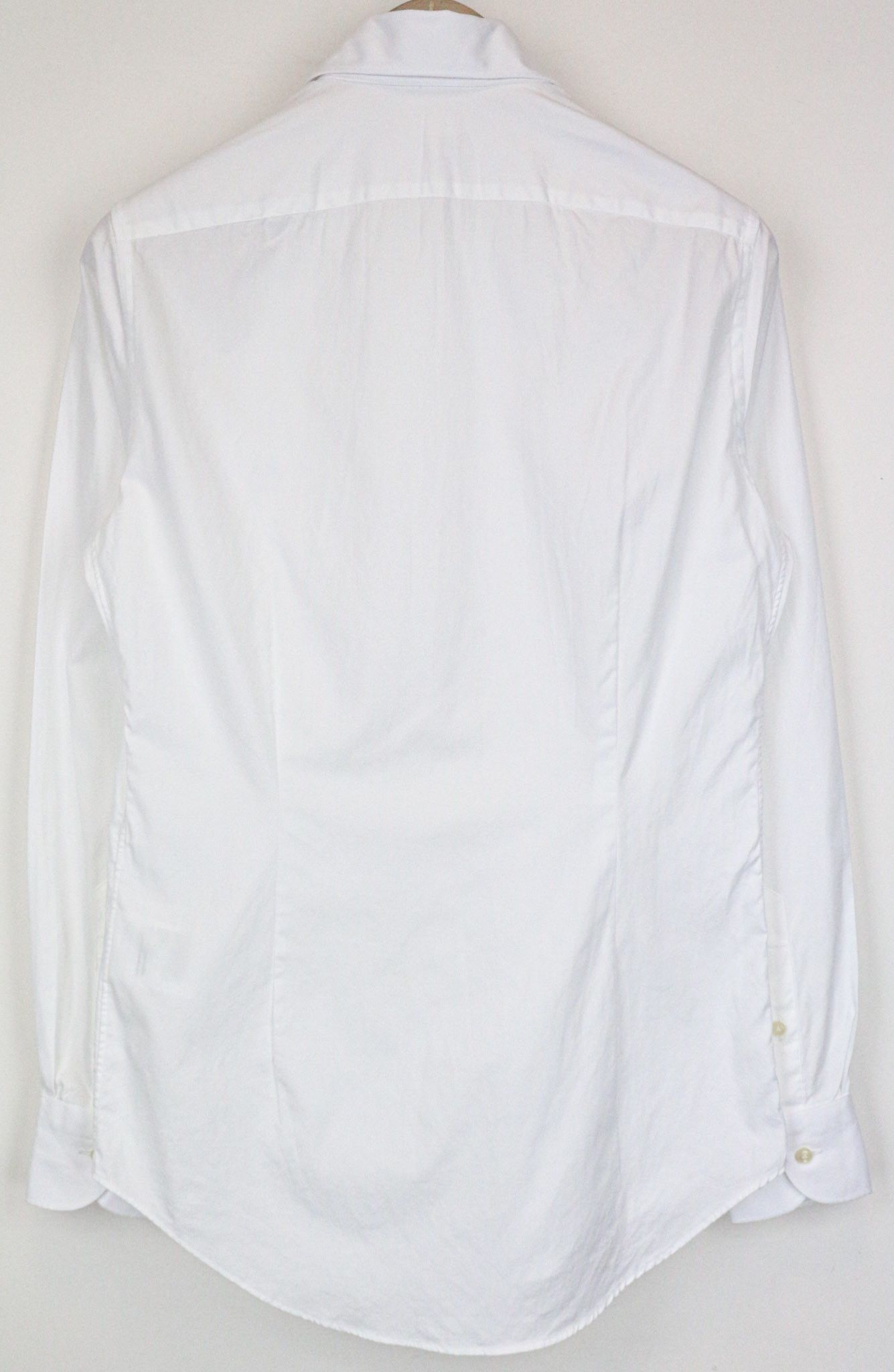 Suitsupply 38/15 Extra Slim White Cotton Shirt 79477 Size 38R - 2 Thumbnail