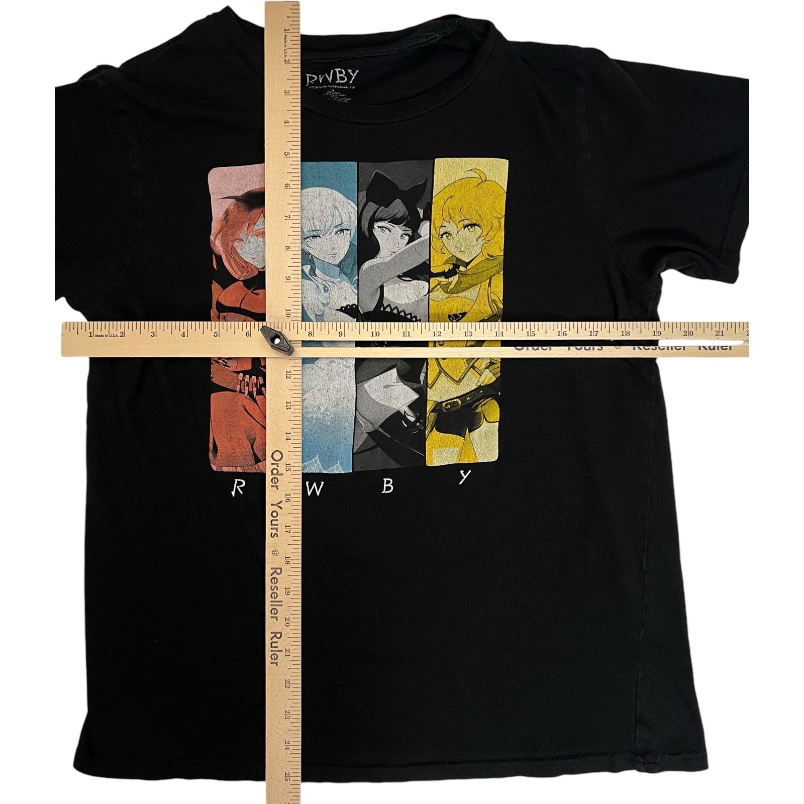 Other RWBY Anime Black T-Shirt - Ruby, Weiss, Blake, Yang -Medium Size US M / EU 48-50 / 2 - 6 Thumbnail
