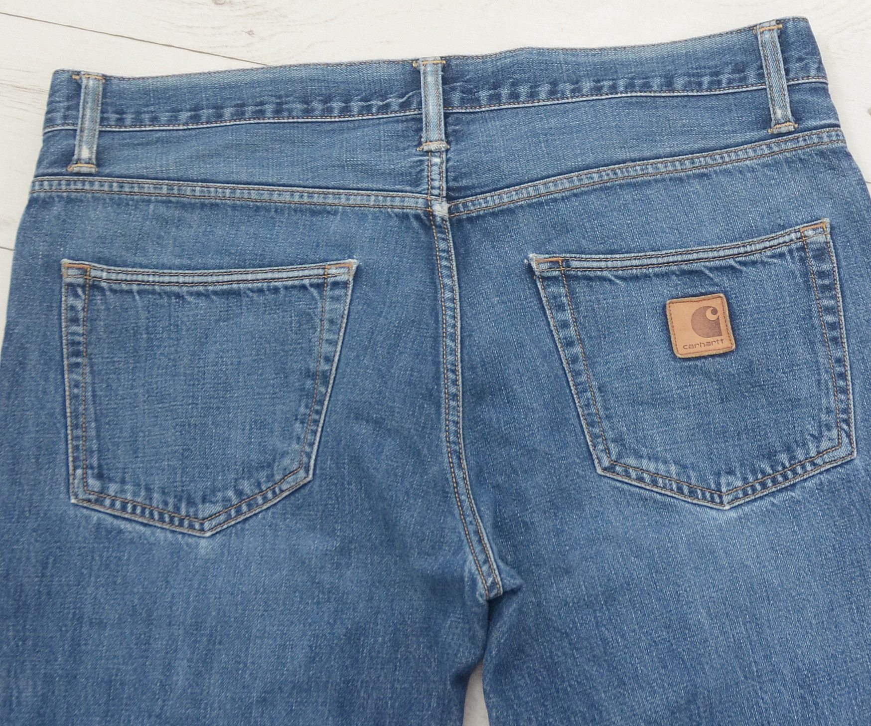 Carhartt × Carhartt Wip × Vintage VINTAGE CARHARTT BOXY LOGO Y2K BLACK BAGGY FIT KLONDIKE PANT Size US 36 / EU 52 - 8 Thumbnail