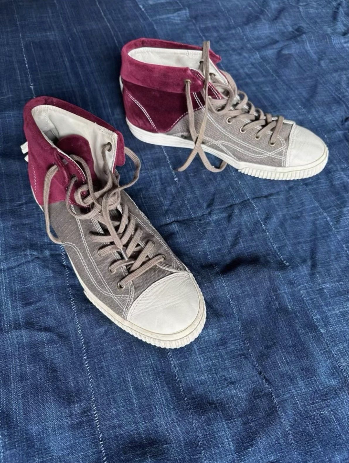 Visvim Visvim Gabo HI High-Top Spliced Sneakers J40 Size US 10 / EU 43 - 6 Thumbnail
