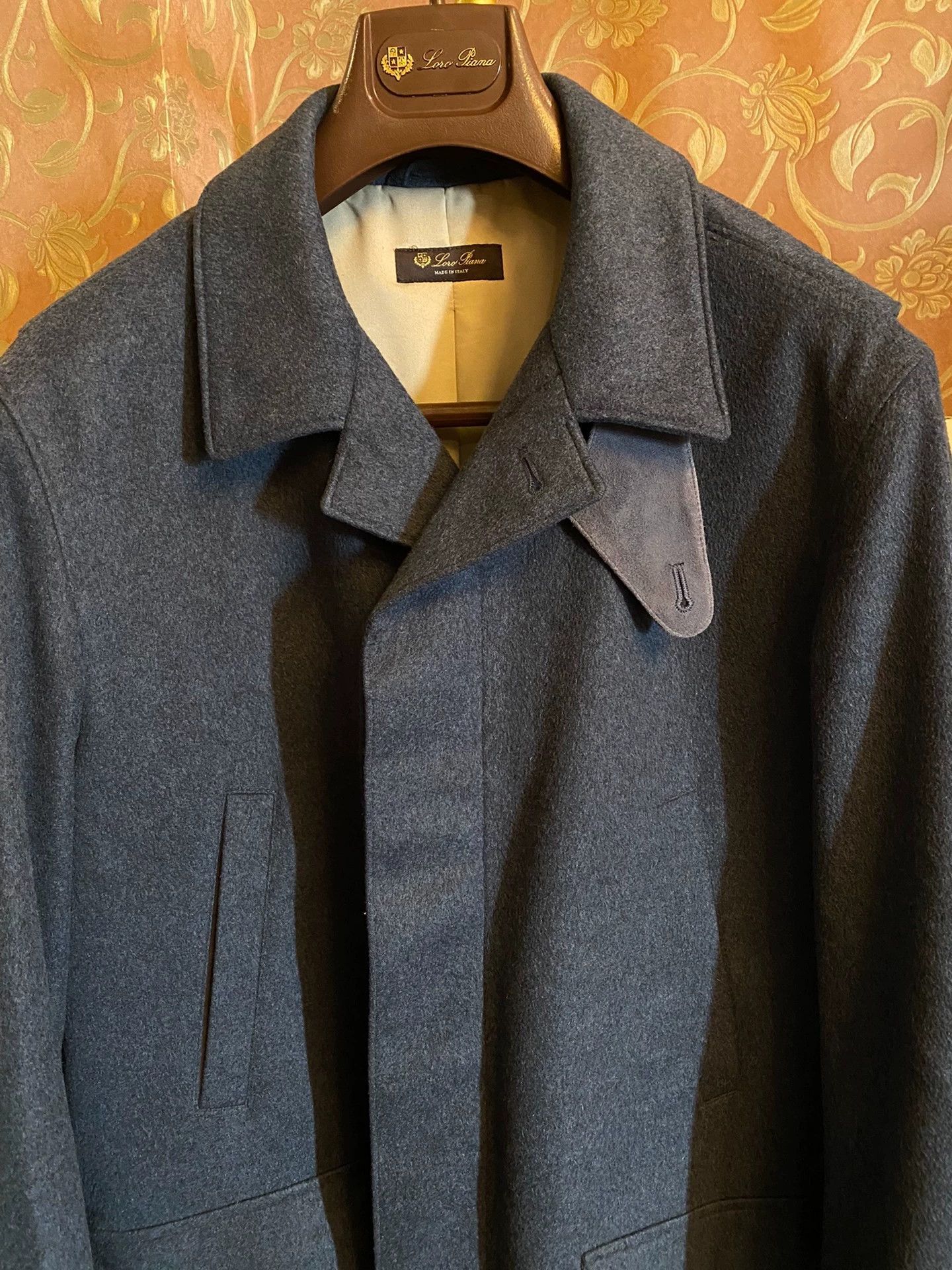 Loro Piana Men's LORO PIANA Baby Cashmere Storm System® Coat Size US L / EU 52-54 / 3 - 2 Thumbnail