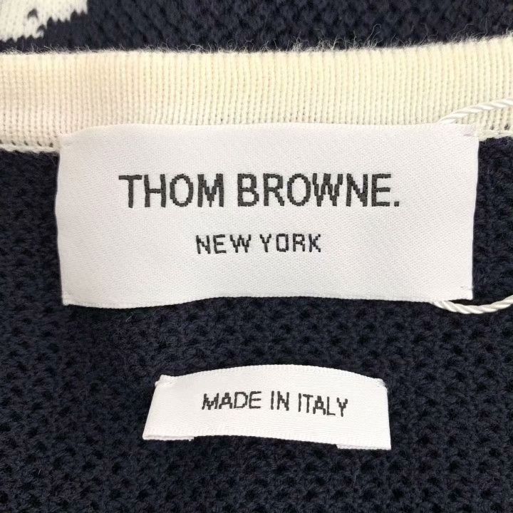 Thom Browne Thom Browne Dog Intarsia Cotton Sweater Size US XXS / EU 40 - 5 Thumbnail