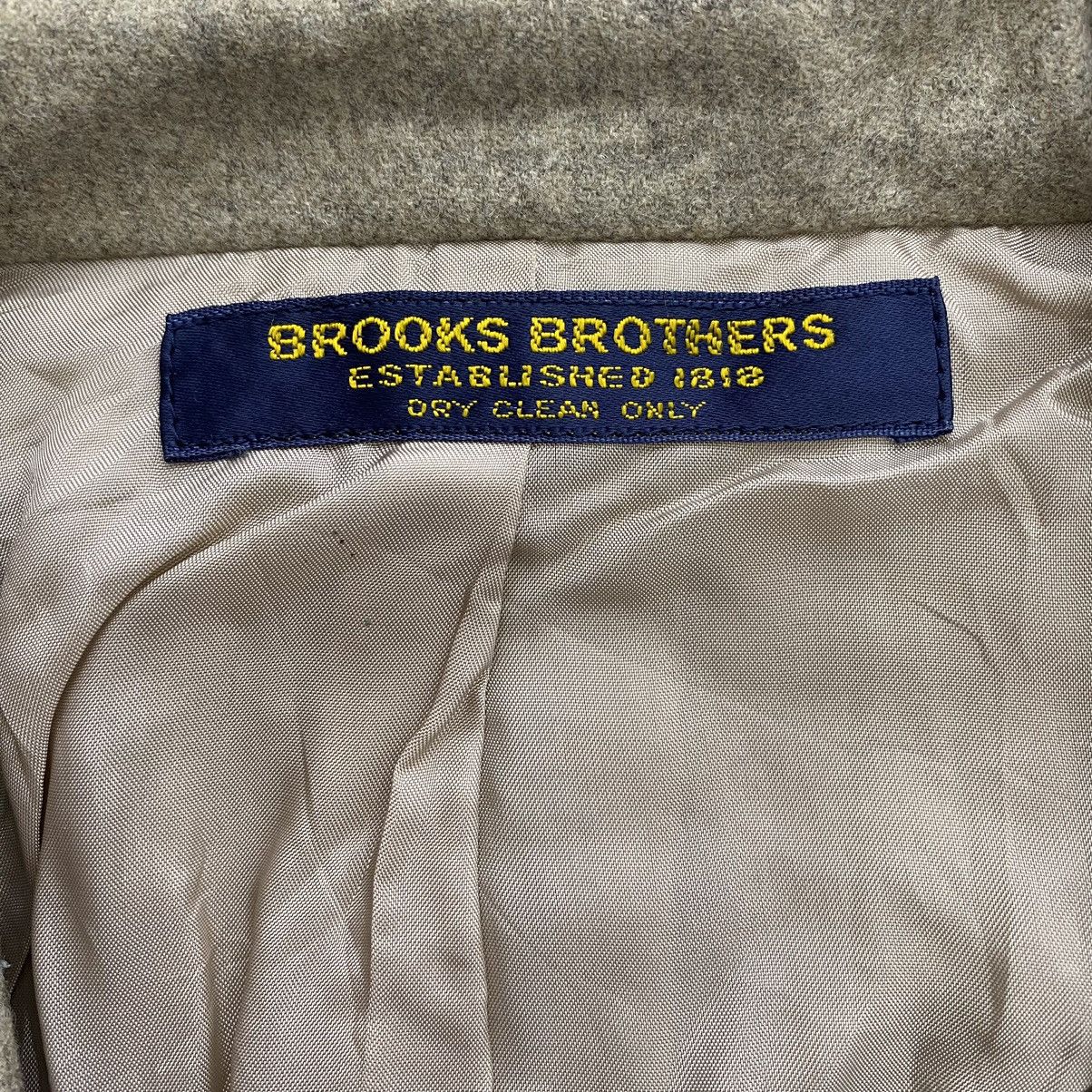 Brooks Brothers × Vintage Vintage BROOKS BROTHERS Beige Wool Blazer Coat Size S / US 4 / IT 40 - 4 Thumbnail