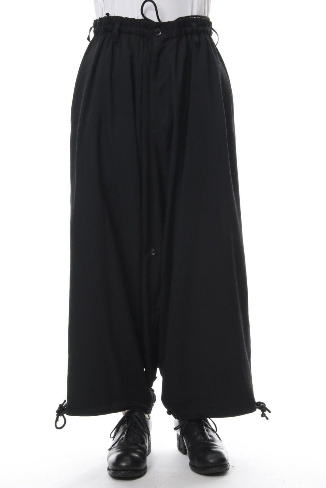 Yohji Yamamoto Yohji Yamamoto Pour Homme - 4-Way Gabardine Wool Trousers Size US 34 / EU 50 - 7 Thumbnail