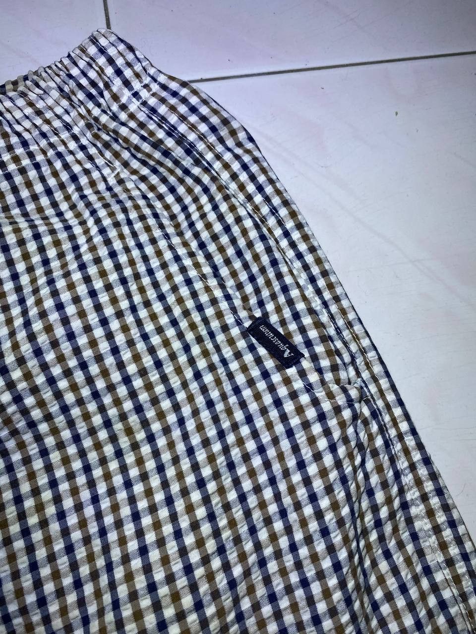 Aquascutum vintage aquascutum checkered pants nice design Size US 32 / EU 48 - 4 Thumbnail
