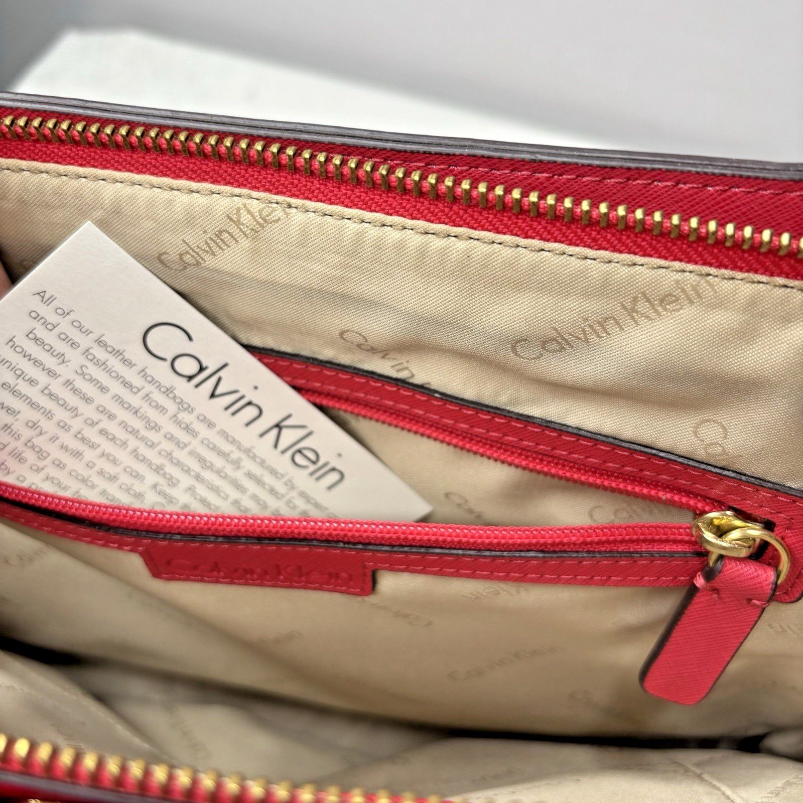 Calvin Klein Calvin Klein Magenta Handbag Size ONE SIZE - 6 Thumbnail
