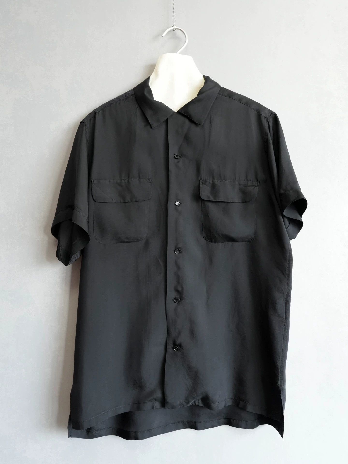Yohji Yamamoto Yohji Yamamoto 10SS Cupro Short Sleeve Shirt Size US L / EU 52-54 / 3 - 2 Thumbnail