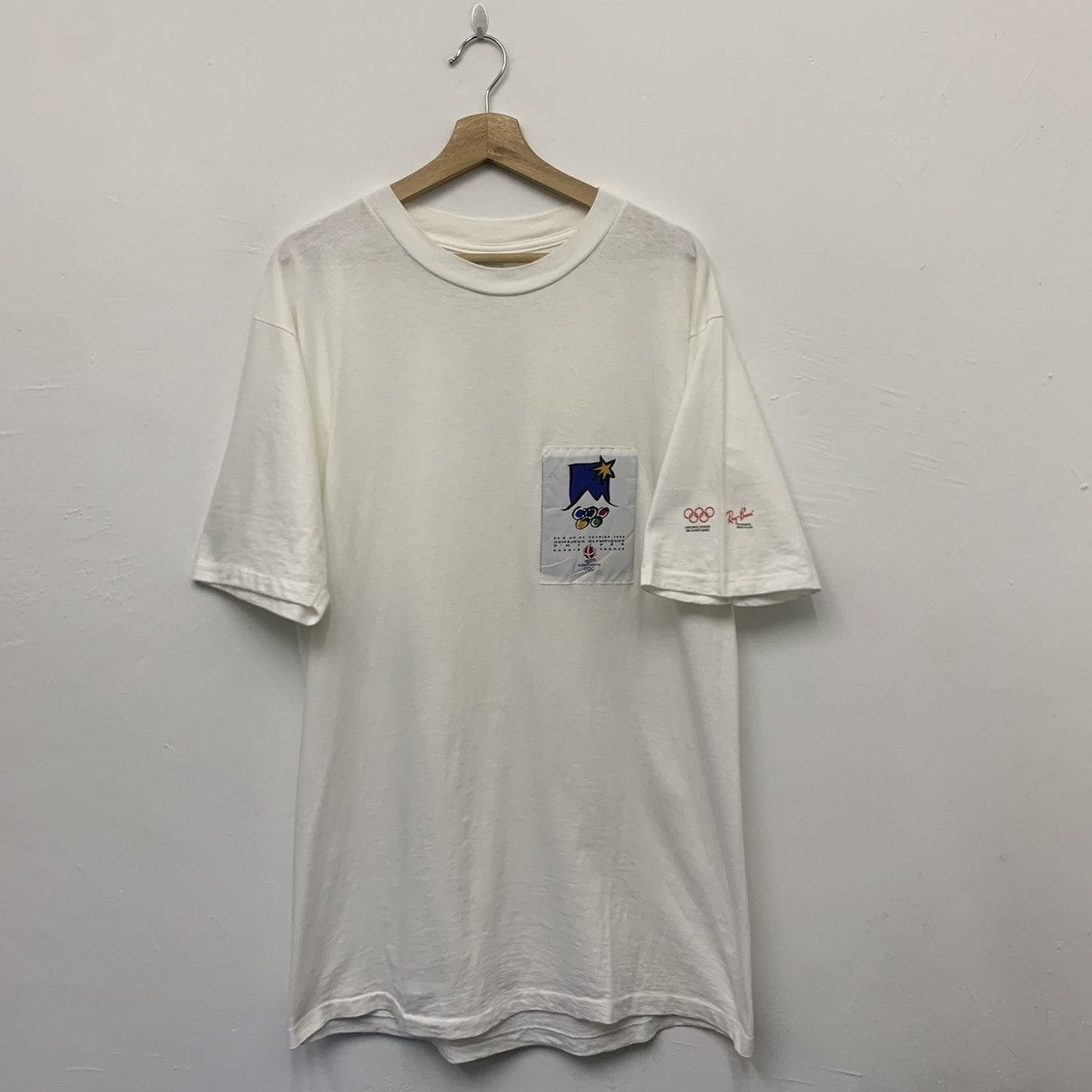 Bausch & Lomb × RayBan 1992 Winter Olympics Albertville by Rayban T-Shirt Size US L / EU 52-54 / 3 - 1 Thumbnail