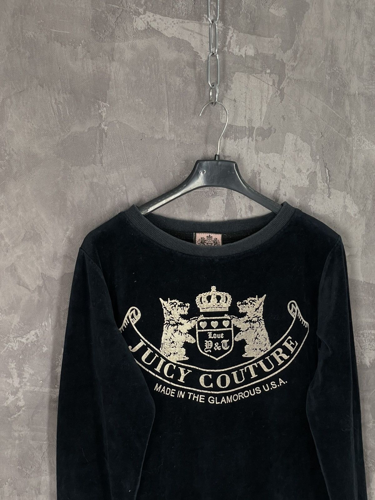 Hysteric Glamour × Juicy Couture × Vintage Juicy Couture Y2K Velour Glamour Sweatshirt Size M / US 6-8 / IT 42-44 - 6 Thumbnail