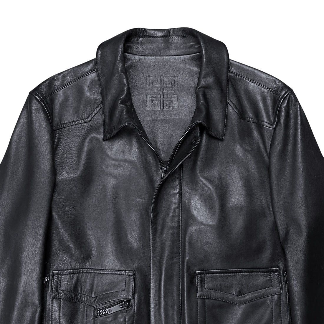 Givenchy Givenchy Zip Pocket Leather Jacket - AW16 Size US M / EU 48-50 / 2 - 4 Thumbnail