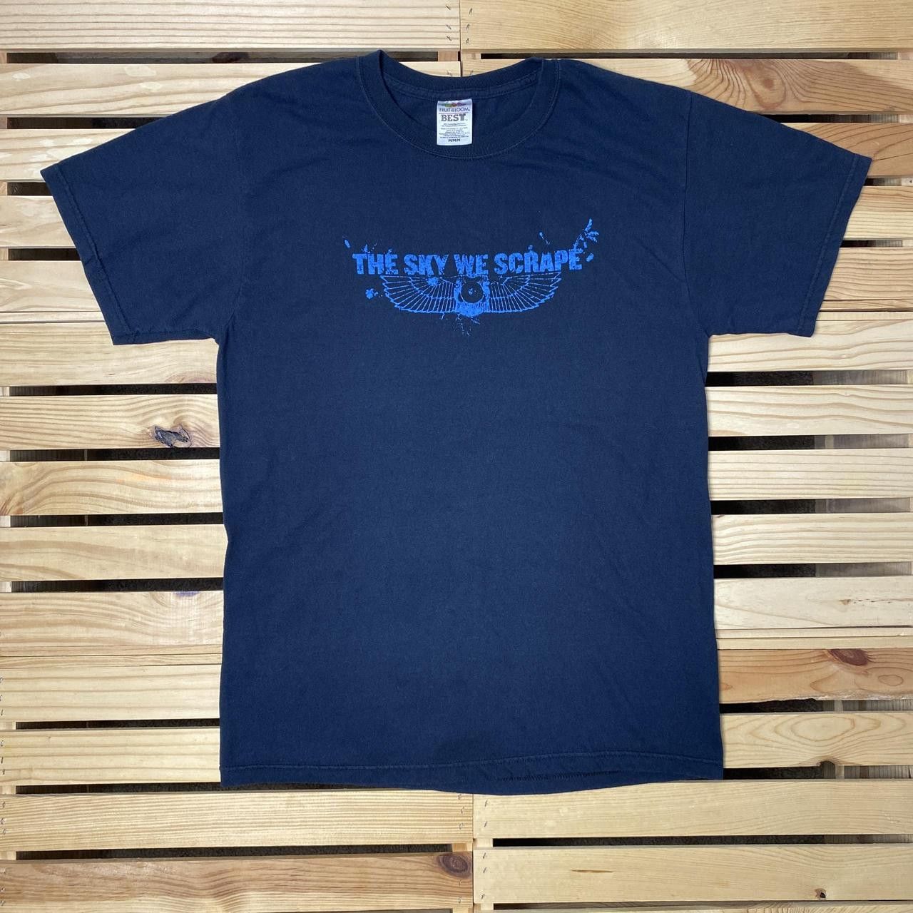Fruit Of The Loom The Sky We Scrape Black Y2K Band Tee Size Medium Size US M / EU 48-50 / 2 - 1 Thumbnail