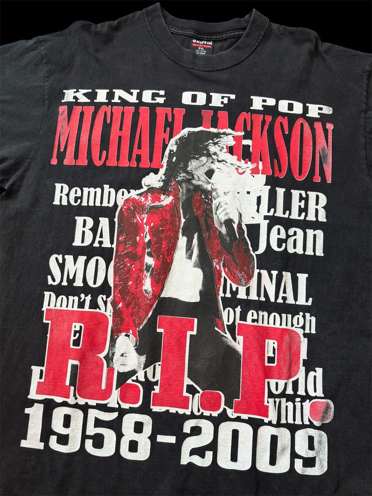 Vintage Michael Jackson Memorial Size US XXL / EU 58 / 5 - 2 Thumbnail