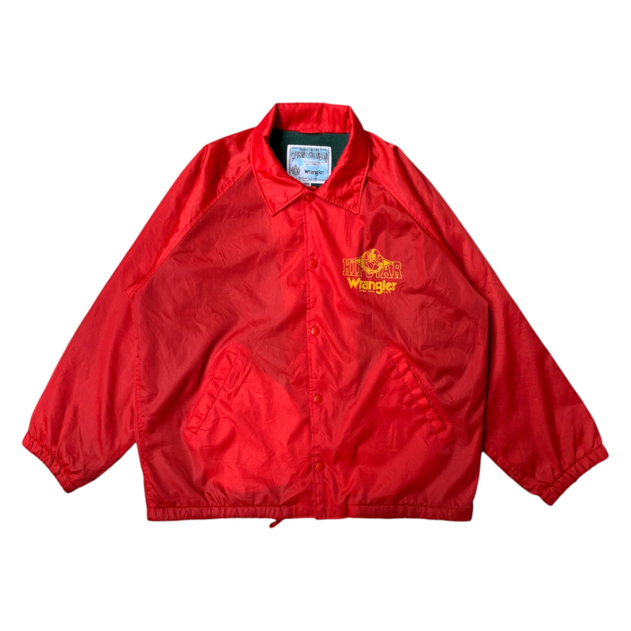 Vintage × Wrangler Vtg 90's Wrangler Windbreker Big Logo Size US M / EU 48-50 / 2 - 1 Thumbnail