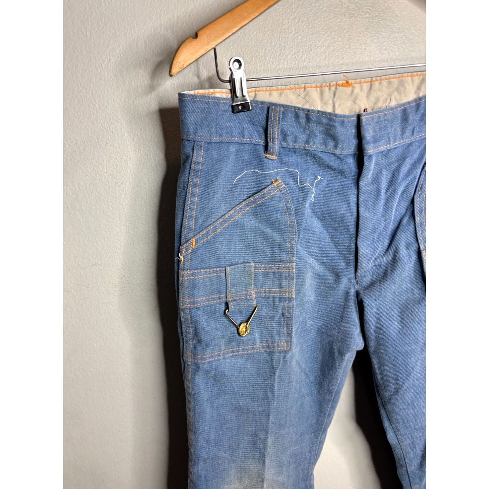 Sears Sears Jeans Blue 70's USA Made Womens Size 32 Denim Inseam 25 Inseam 25"} Size 30" / US 8 / IT 44 - 2 Thumbnail