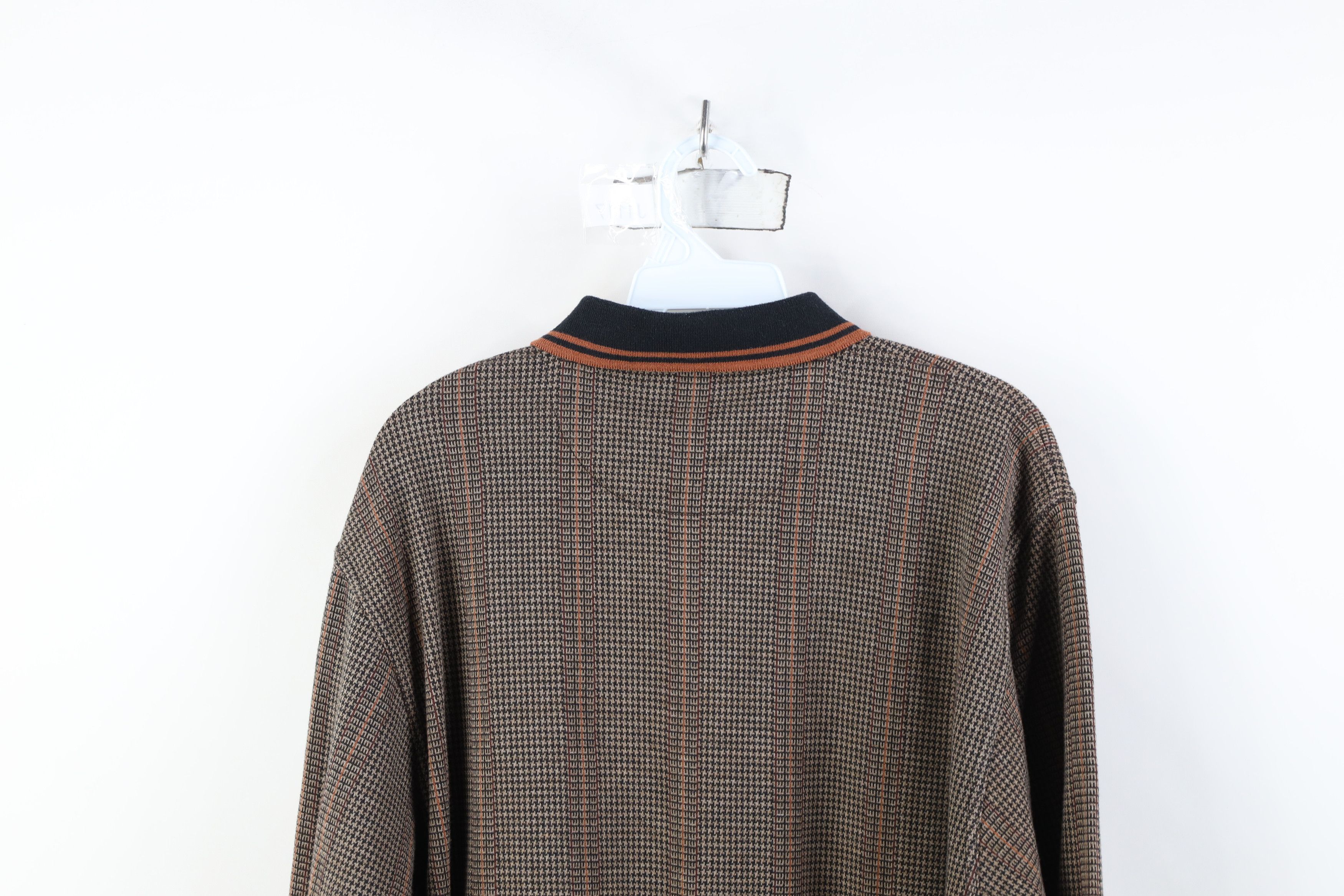 Vintage Vintage 90s Streetwear Knit Long Sleeve Rugby Polo Shirt Size US M / EU 48-50 / 2 - 11 Thumbnail