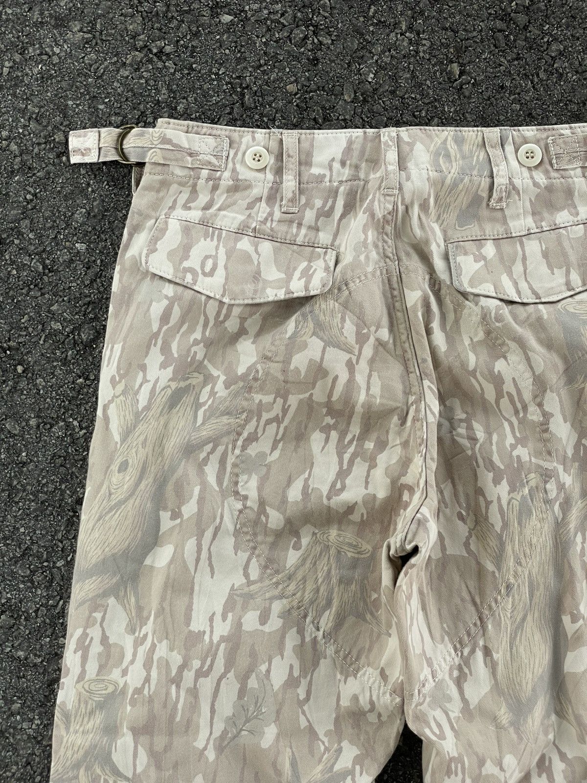 Wood Pattern Loose Pant