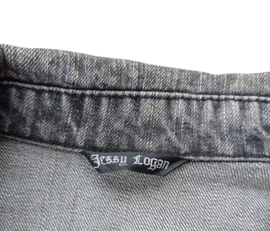Japanese Brand Jessy Logan denim washed jacket Size L / US 10 / IT 46 - 3 Thumbnail