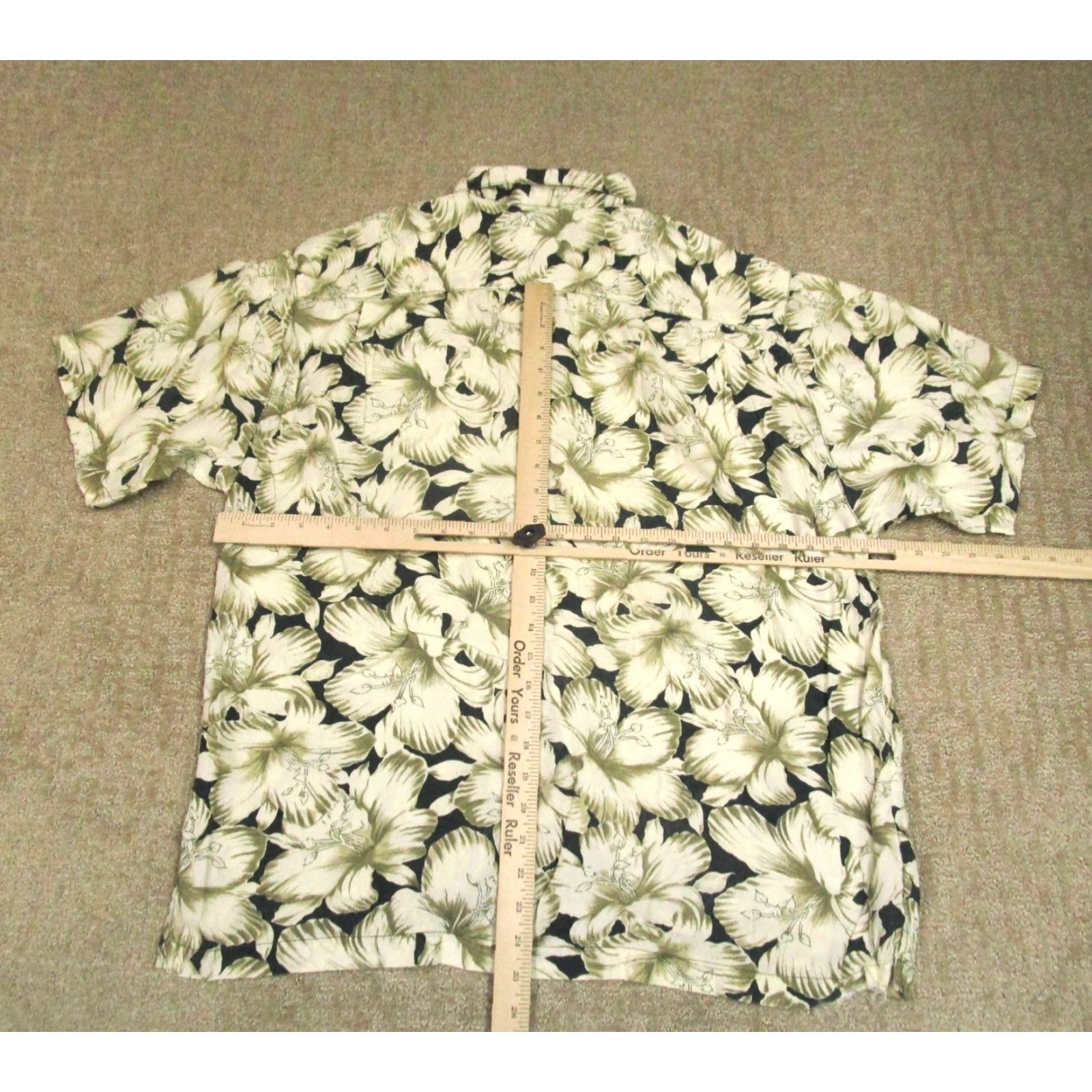 Tommy Bahama VINTAGE Tommy Bahama Shirt Mens Large White Floral Hawaiian Aloha Rayon Button Up Size US L / EU 52-54 / 3 - 5 Thumbnail