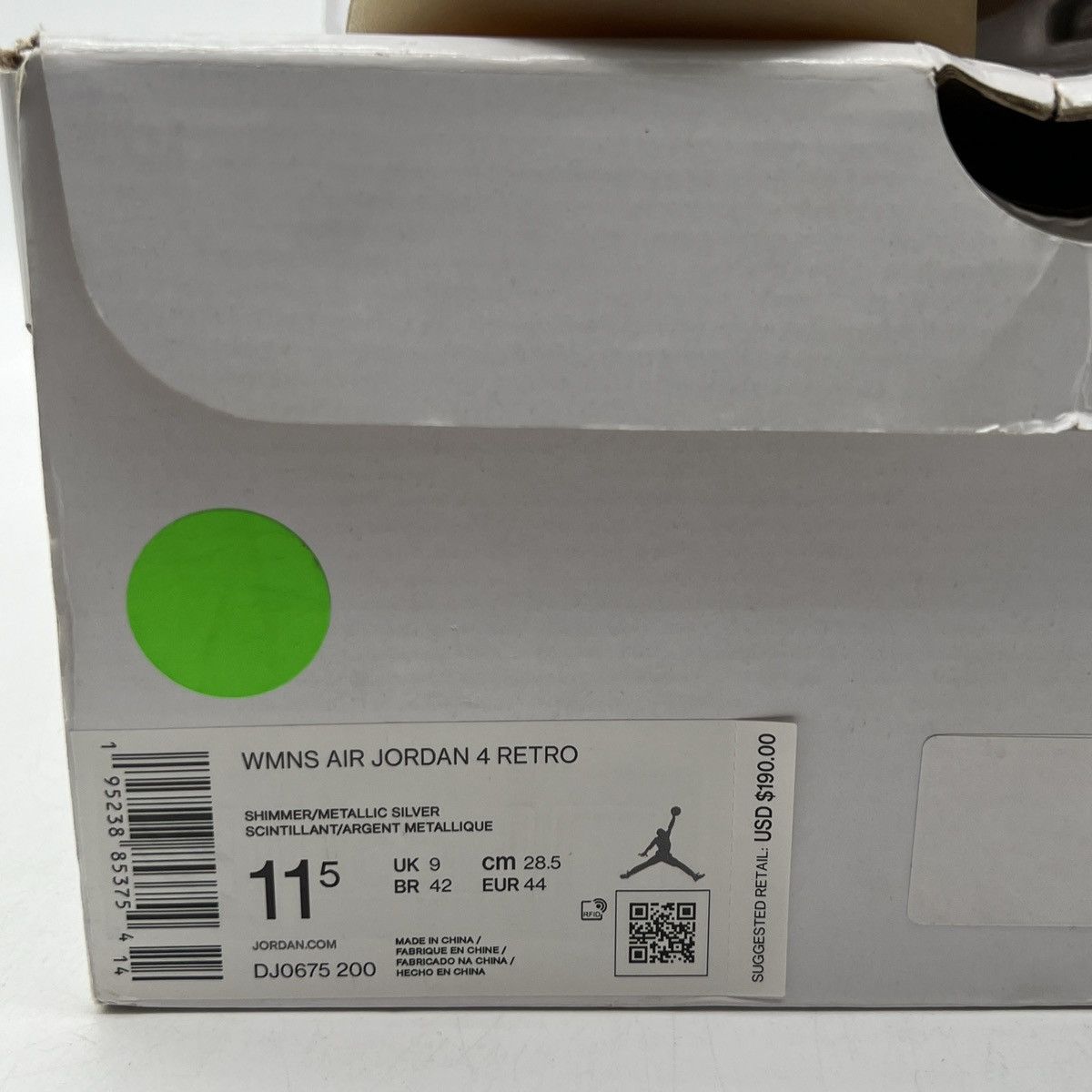 Jordan Brand Wmns air Jordan 4 shimmer Size US 11.5 / EU 44-45 - 6 Thumbnail