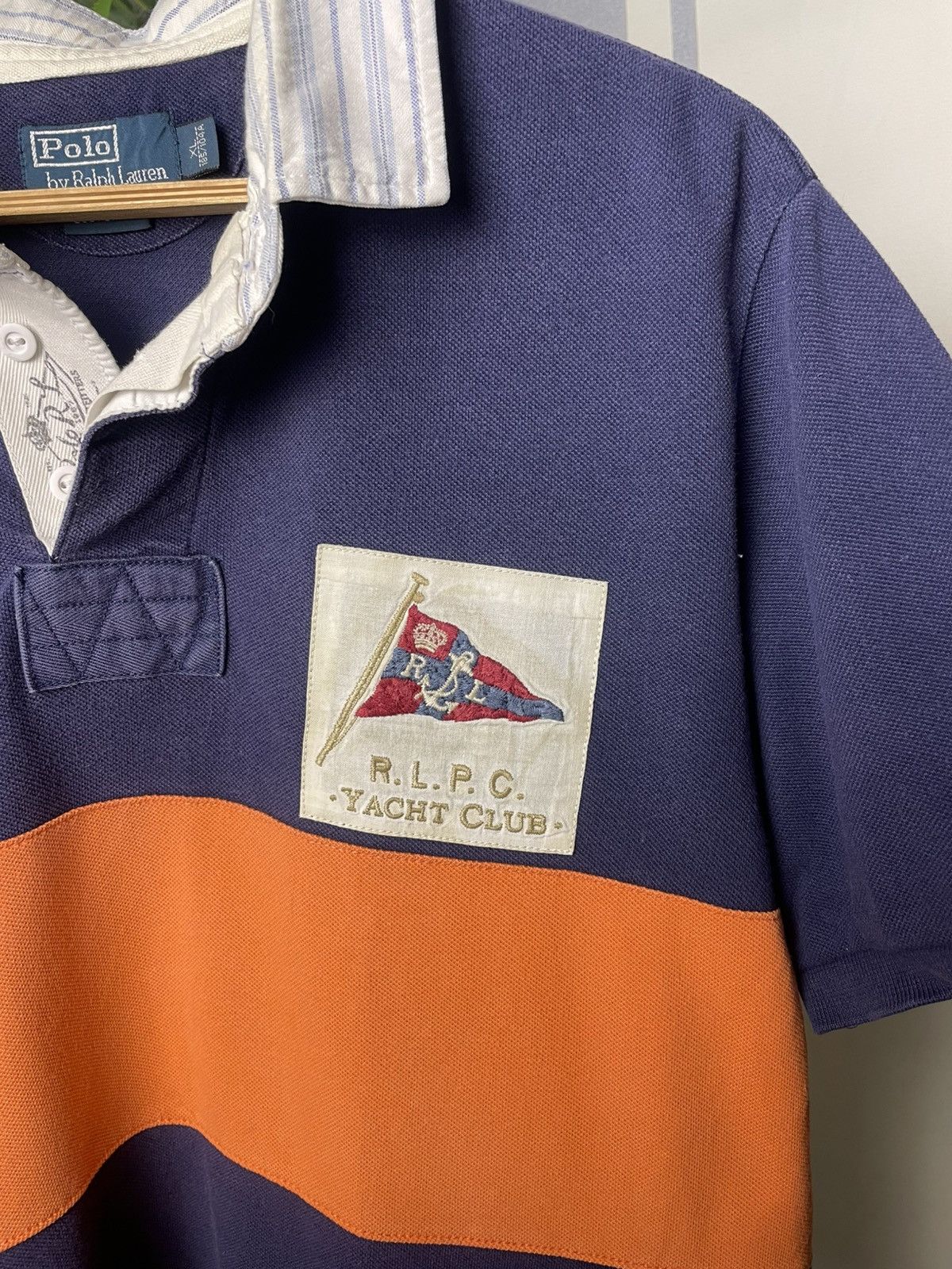 Polo Ralph Lauren Vintage Polo Ralph Lauren Yacht Club Polo Shirt Size XL Size US XL / EU 56 / 4 - 2 Thumbnail