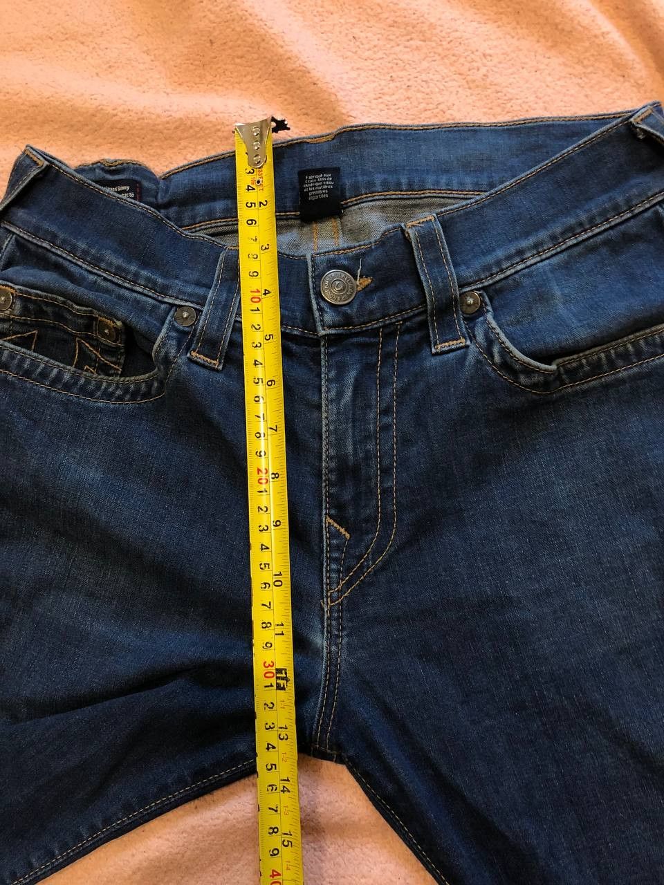 True Religion True Religion Jeans Dark Wash Skinny STREETWEAR Size 33" - 15 Thumbnail