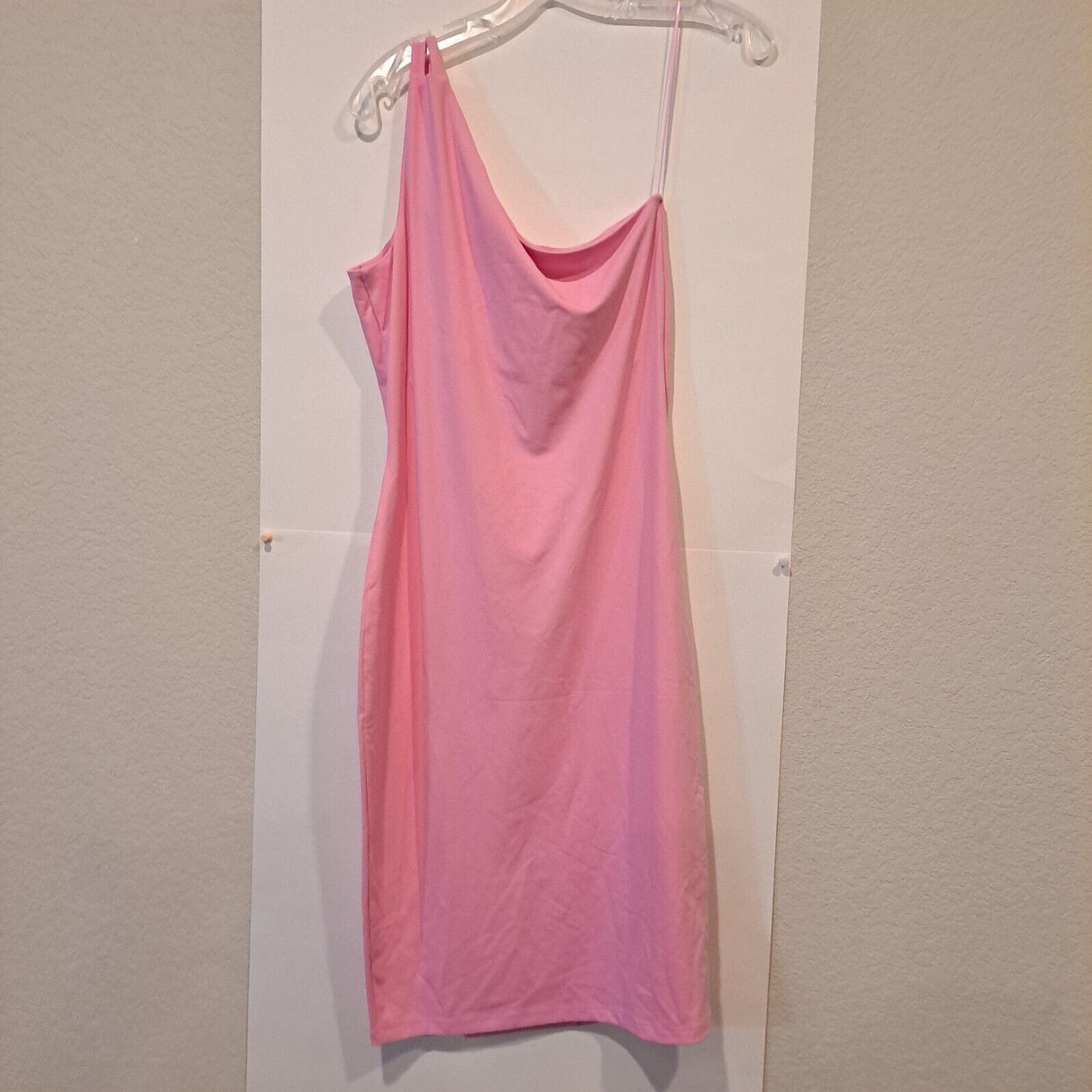 Susana Monaco Revolve Susana Monaco One Arm Dress In Ballerina Pink Sz L Size L / US 10 / IT 46 - 8 Thumbnail