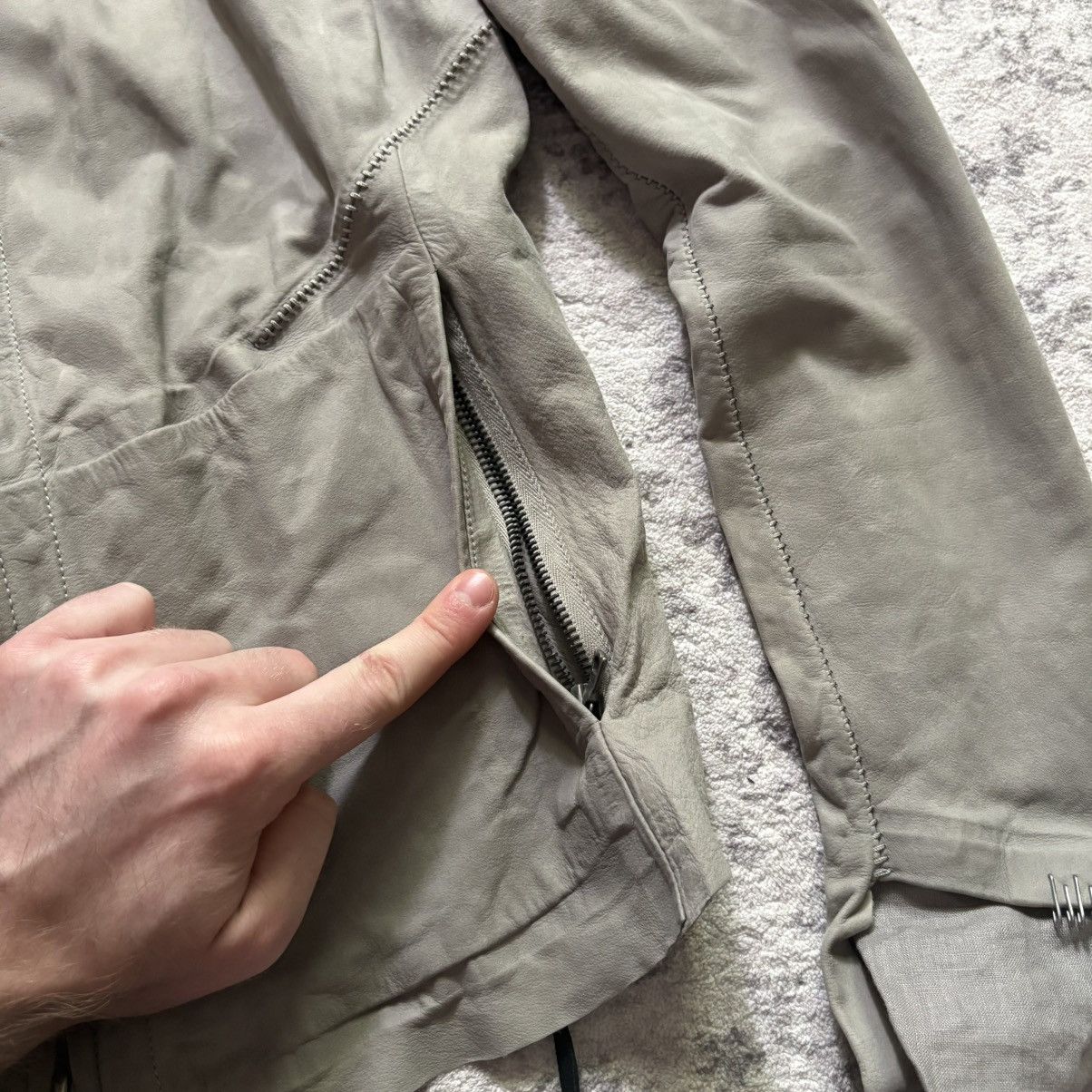 Isaac Sellam Experience Isaac Sellam SS15 Calfskin Leather Overlock Stitched Jacket Size US S / EU 44-46 / 1 - 4 Thumbnail
