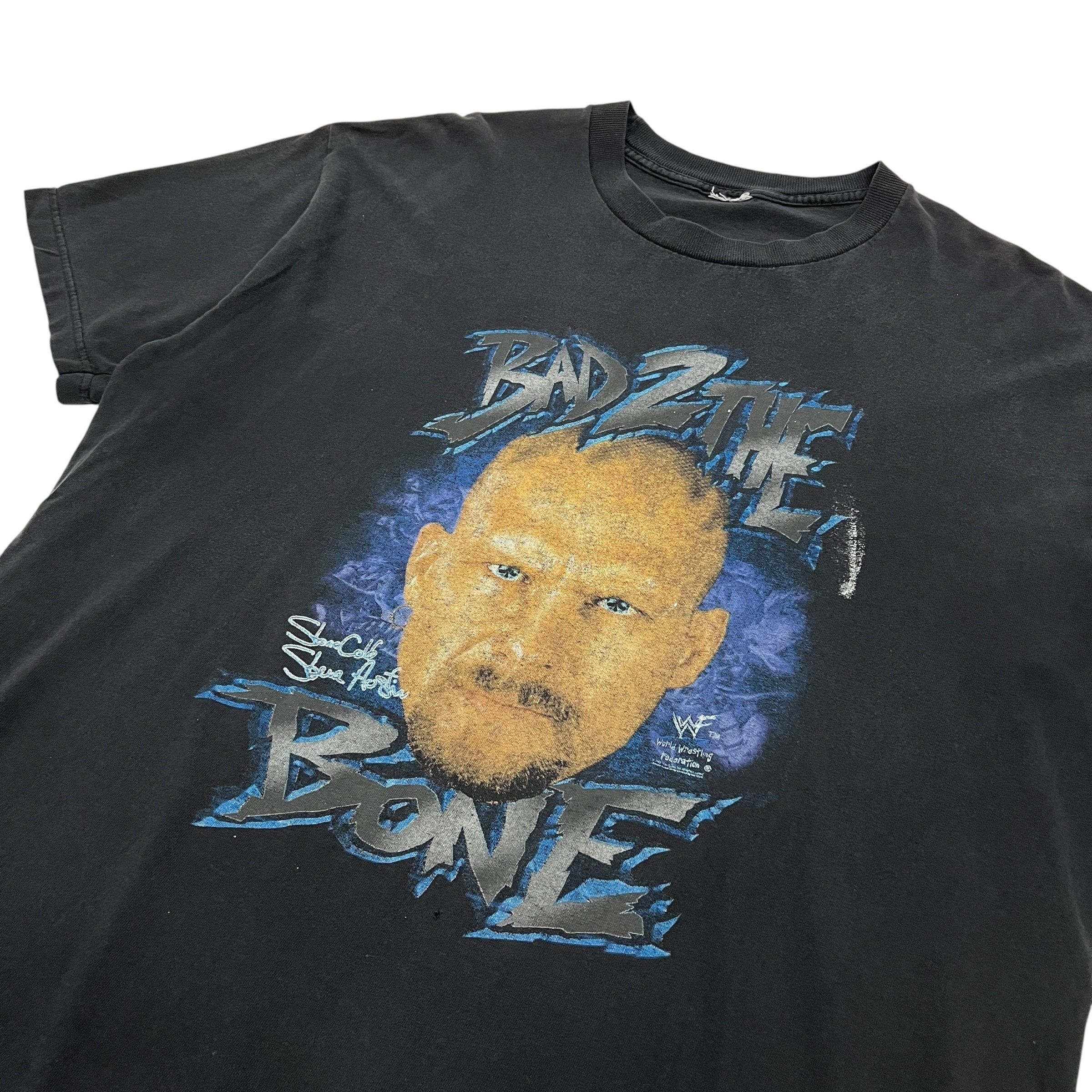 WWF 1998 Stone Cold Steve Austin Bad 2 The Bone WWF tee Size US XL / EU 56 / 4 - 3 Thumbnail