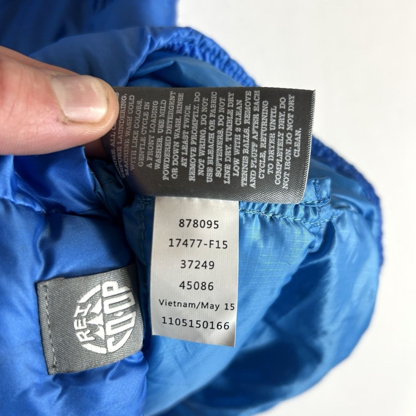 Vintage REI Co Op Down Puffer Vest Womens XS Blue Ultralight Insulated Full Zip Pockets Size XS / US 0-2 / IT 36-38 - 5 Thumbnail