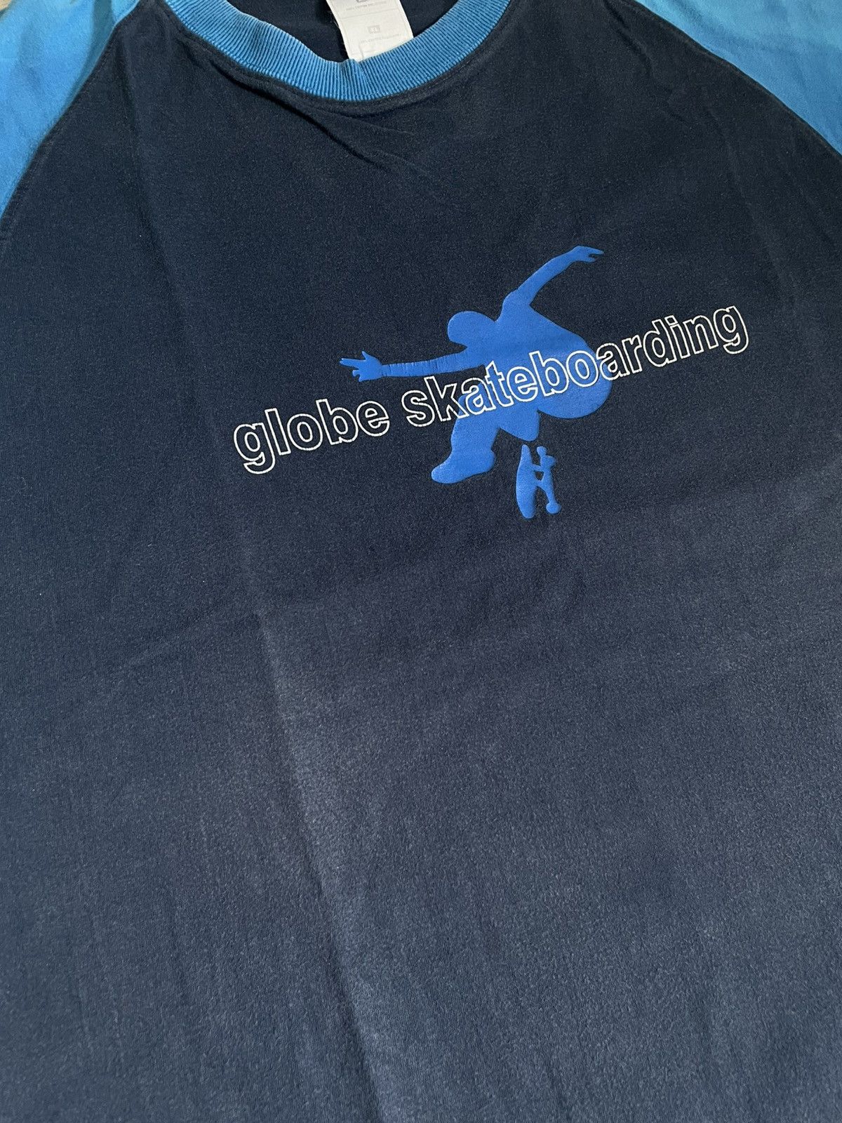 Globe Vintage 90s Globe Skateboarding Faded Tee Y2k Like polar sk8 Size US XL / EU 56 / 4 - 4 Thumbnail