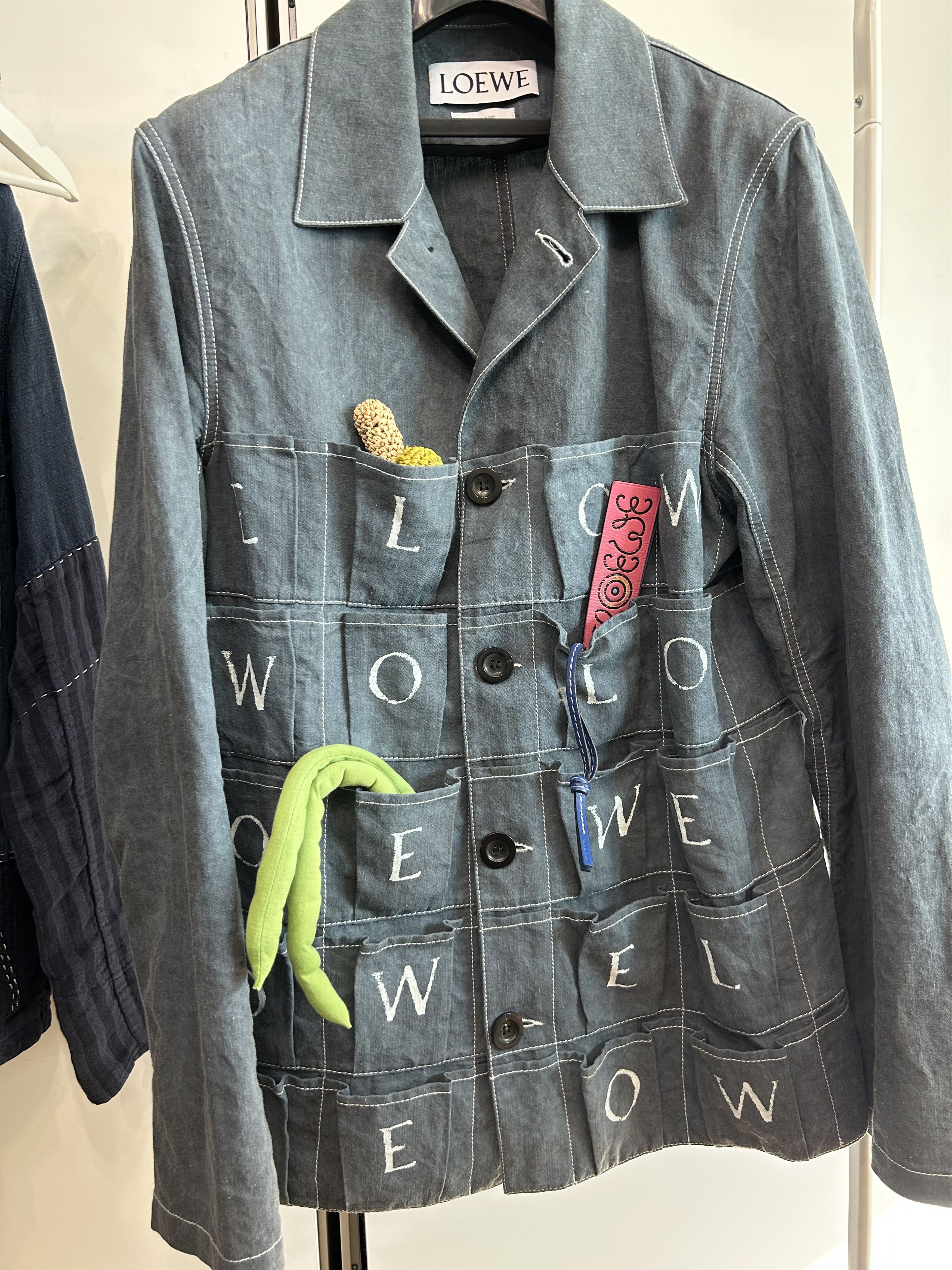 Loewe LOEWE Garment-Dyed Multi-Pocket Jacket Size US M / EU 48-50 / 2 - 8 Thumbnail