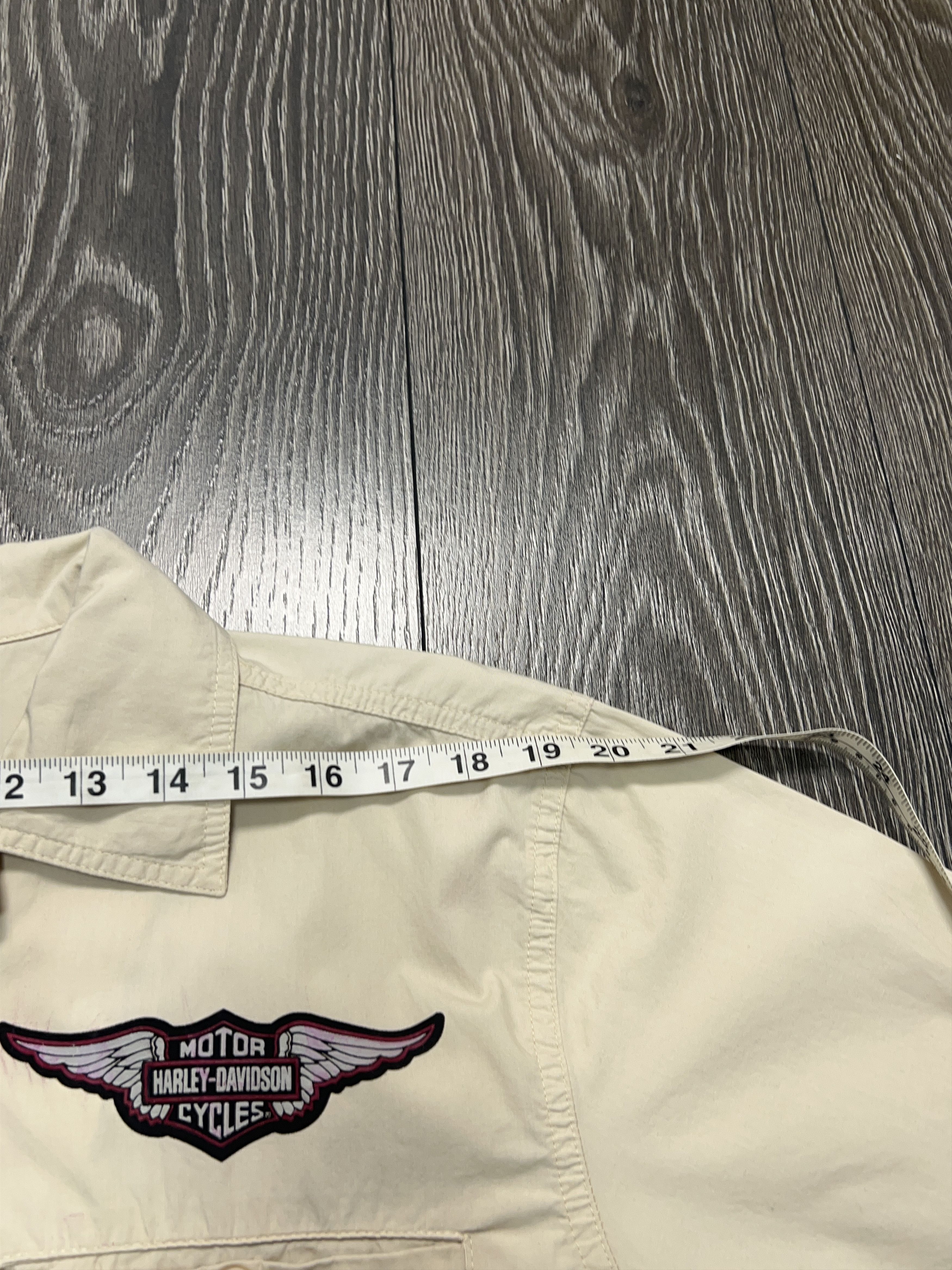 Vintage Harley Davidson Motorcycles Biker Shirt Button Up Big Logo S Size US S / EU 44-46 / 1 - 8 Thumbnail