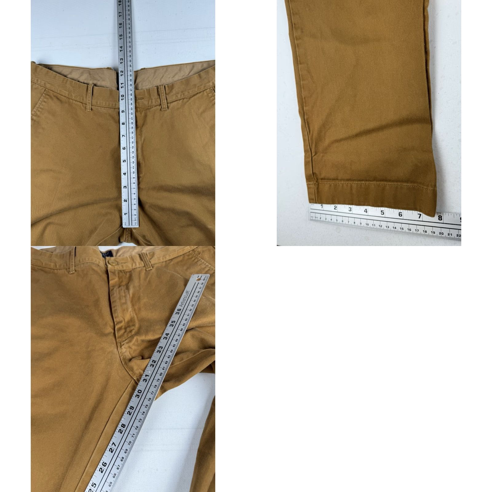 J.Crew J.CREW The Sutton Pants Chinos Men's 35x32 Brown Regular Straight Cotton Canvas Vintage: No (but original says Vintage: No) Size US 35 - 8 Thumbnail