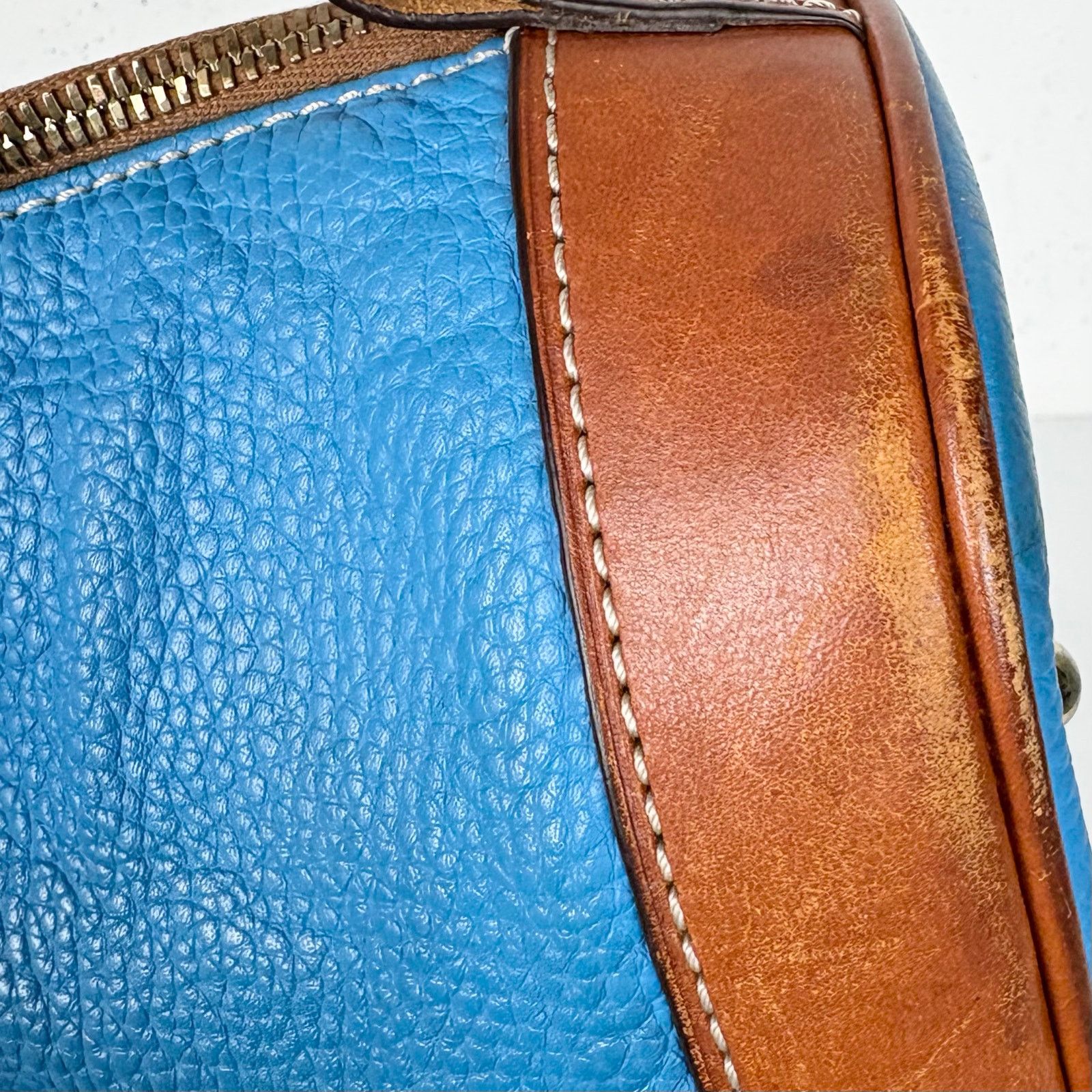 Dooney & Bourke Dooney & Bourke Zip Zip Pebble Grain Domed Satchel Blue Size ONE SIZE - 14 Thumbnail