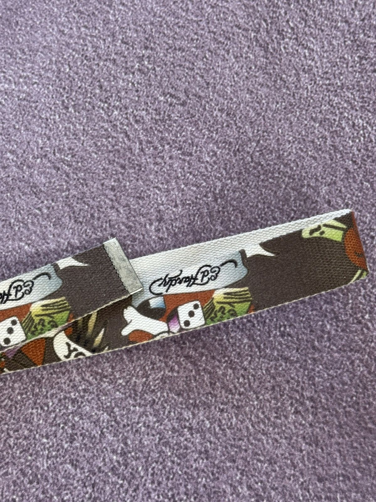 Ed Hardy Vintage Ed Hardy Multicolour Y2K Streetwear Cotton Belt Size ONE SIZE - 5 Thumbnail
