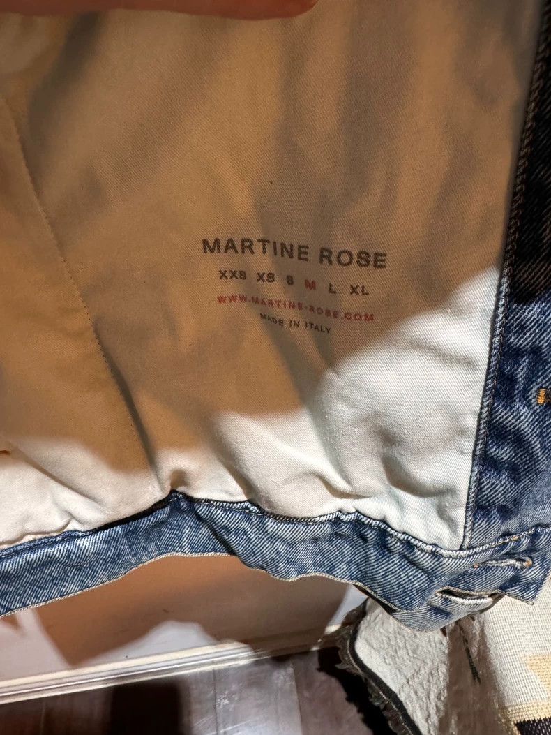 Martine Rose Martine Rose Denim jacket R with full logo print Size US M / EU 48-50 / 2 - 6 Thumbnail