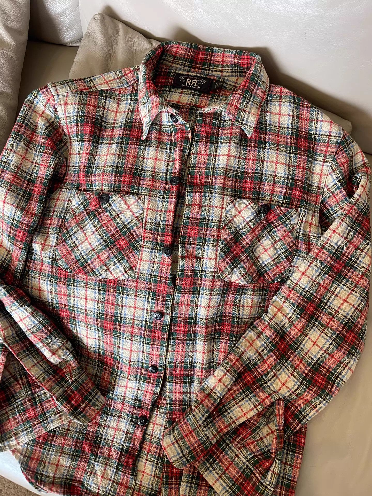 RRL Ralph Lauren RRL Double RL Near Mint Western Stripe Shirt S Size US S / EU 44-46 / 1 - 2 Thumbnail