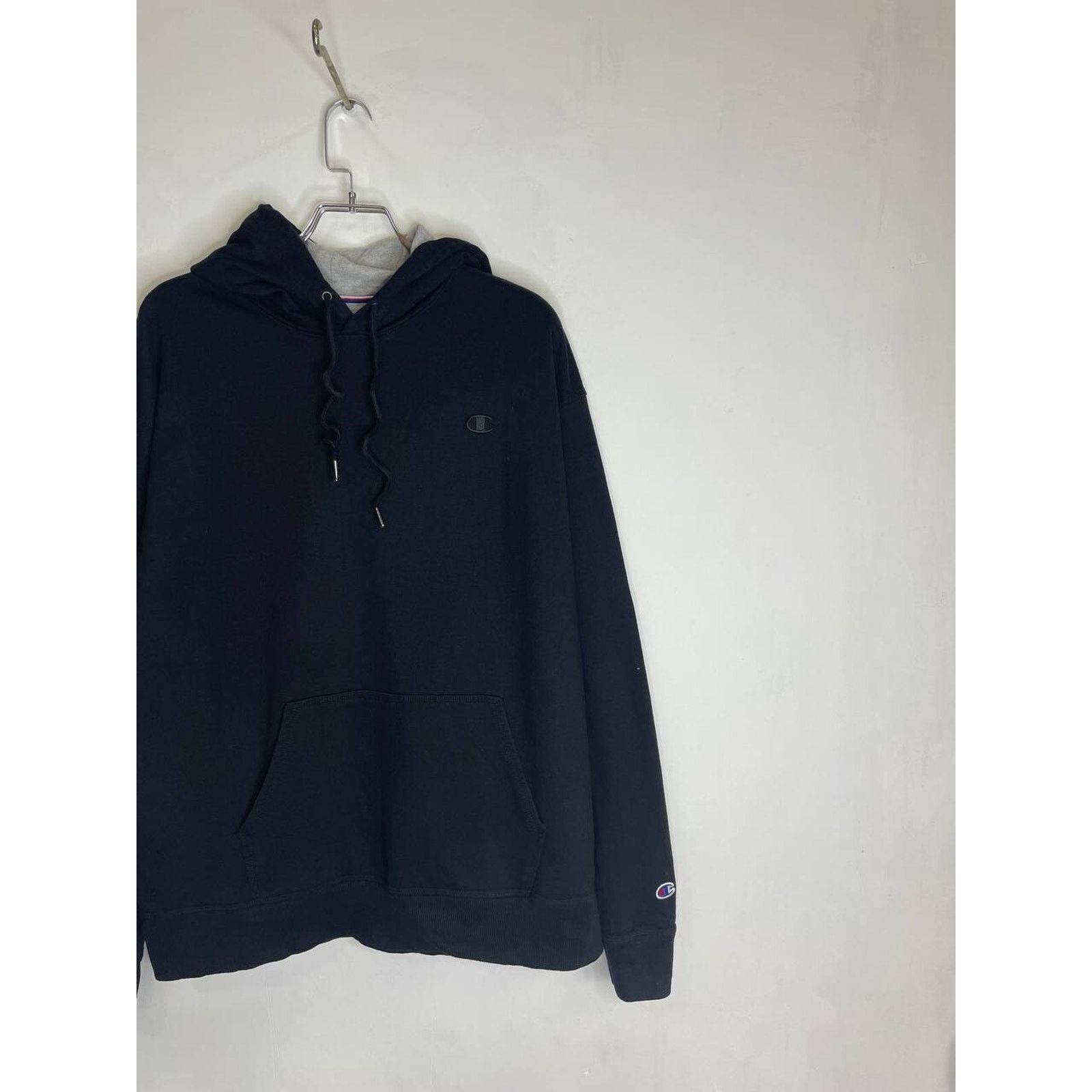Champion × Vintage Vintage Champion Black Hoodie XL Pullover Sweatshirt USA Size US XL / EU 56 / 4 - 5 Thumbnail