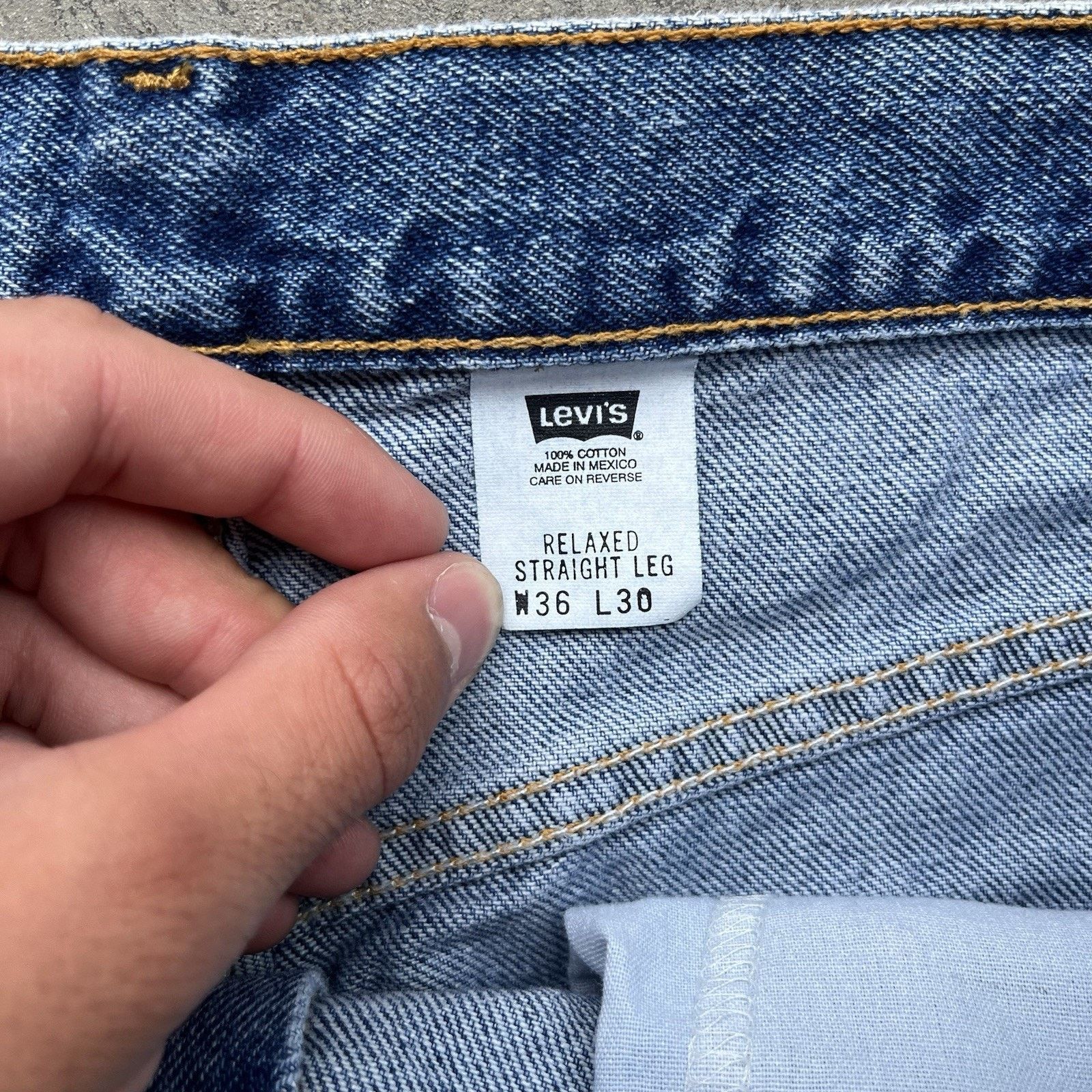 Levi's Vintage Levi’s 559 Jeans Men’s 34 X 30 Western Workwear Medi Size US 34 / EU 50 - 7 Thumbnail