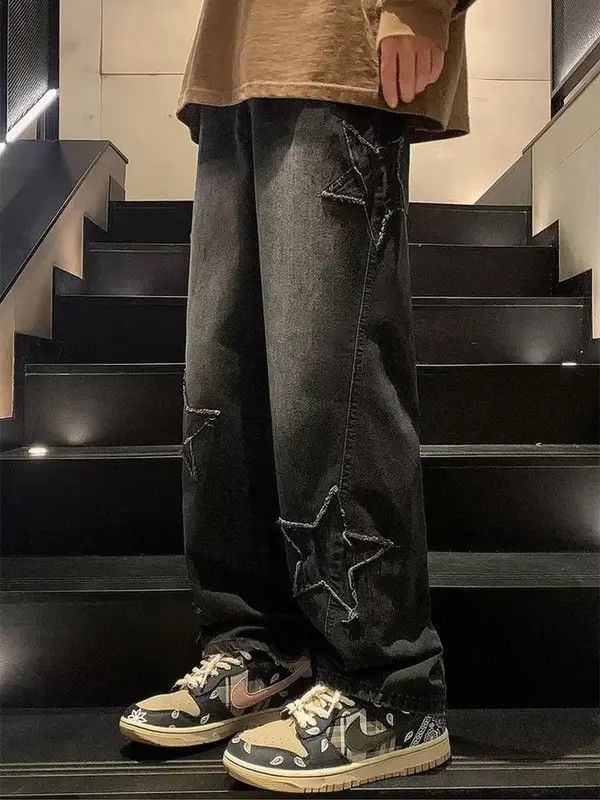 Japanese Brand Himejima x Mii Y2K Star Embroidery Casual Denim Pant Size US 34 / EU 50 - 7 Thumbnail
