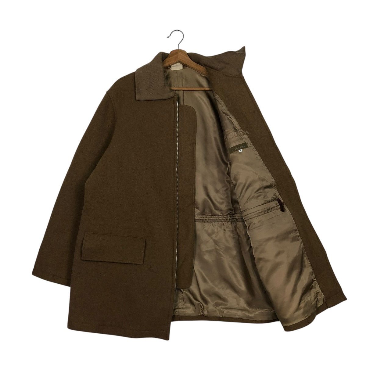 Yohji Yamamoto 🔥VINTAGE CHORE WOOL JACKET Y’S FOR MEN ZIPPER HIGH COLLAR Size US M / EU 48-50 / 2 - 13 Thumbnail