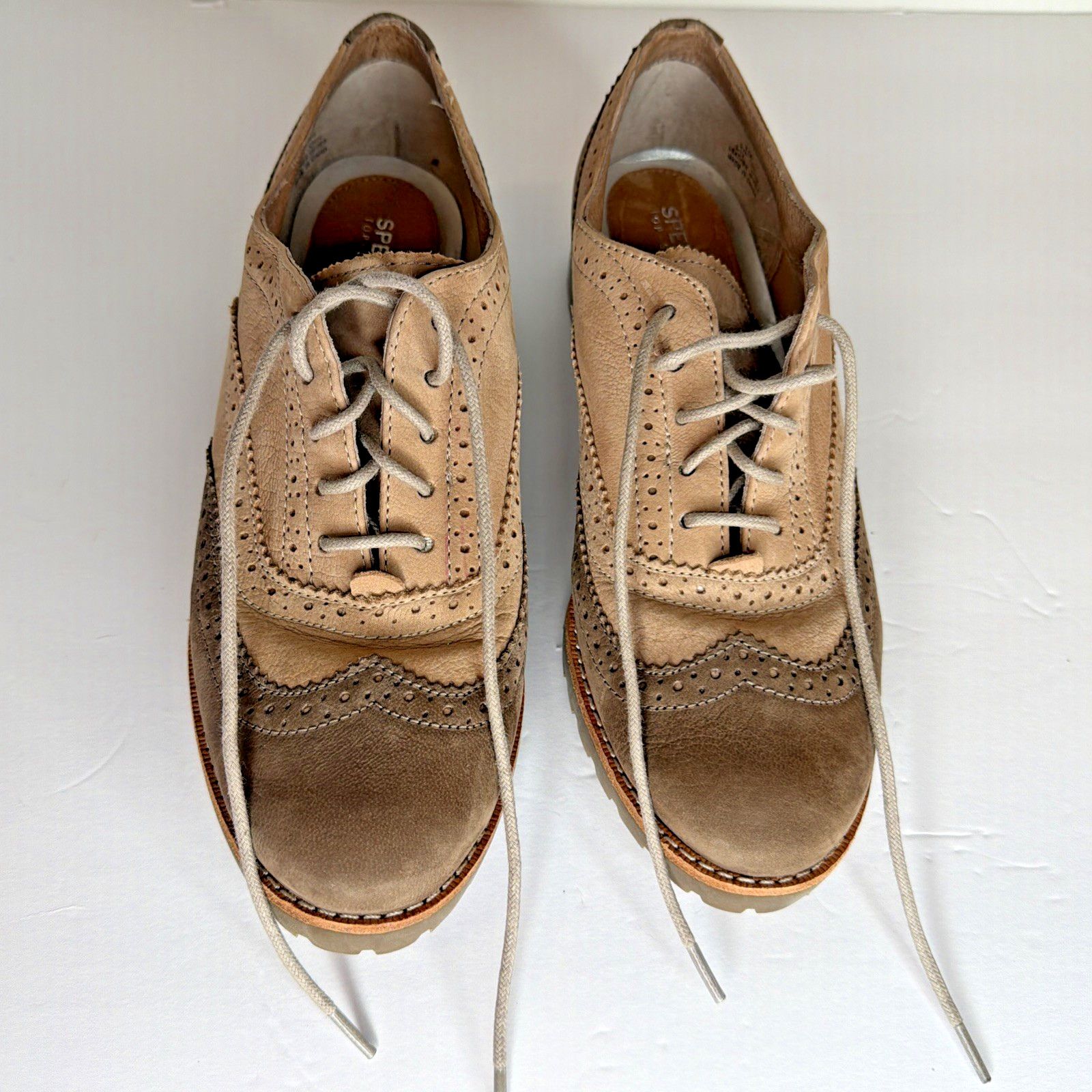 Sperry Sperry Top-Sider Lace-up Wingtip Brogue Oxford Shoes 7M Size US 7 / IT 37 - 6 Thumbnail