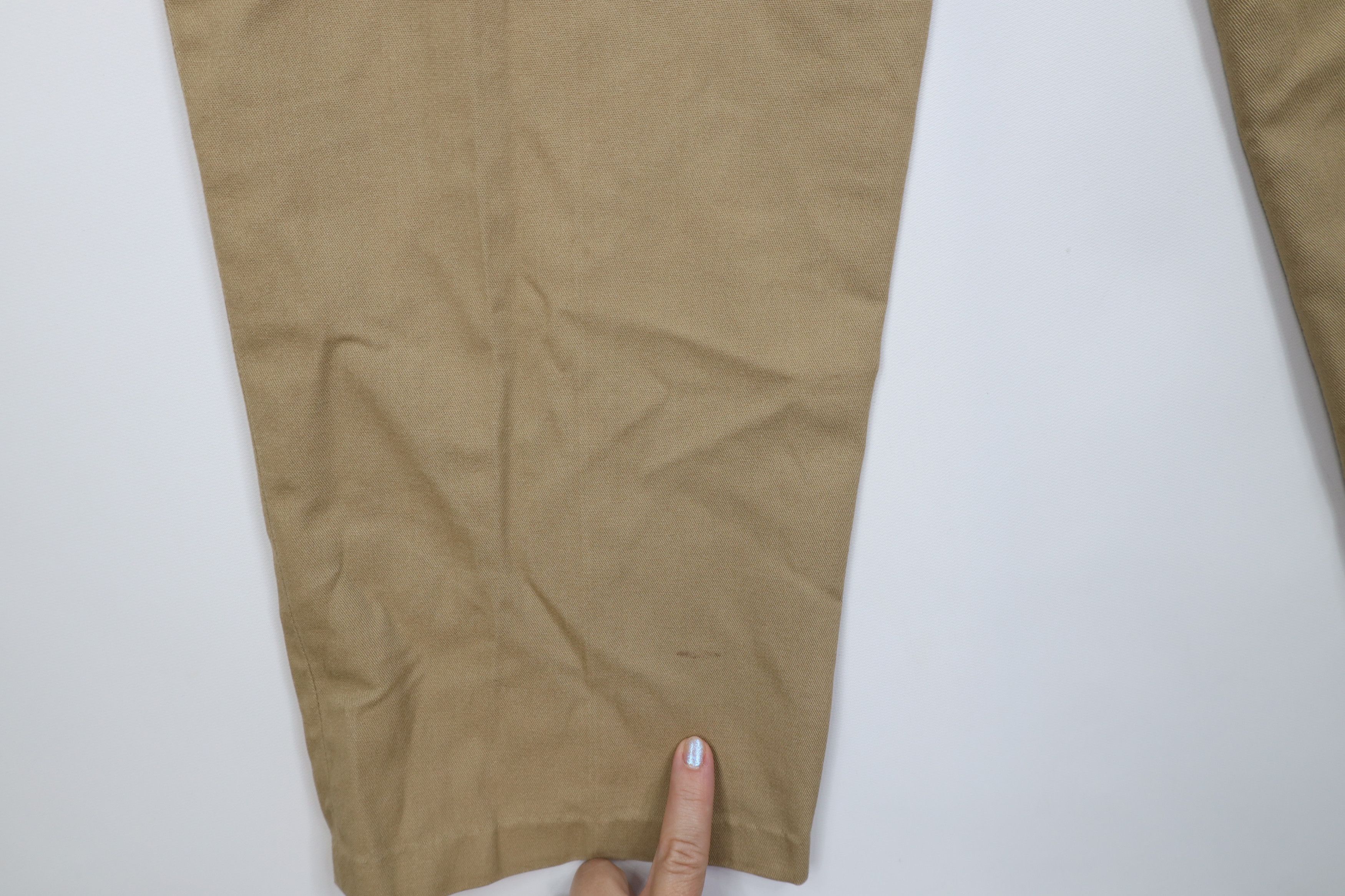 Vintage Vintage 70s Streetwear Bootcut Pleated Chino Pants Khaki USA Size US 32 / EU 48 - 13 Thumbnail