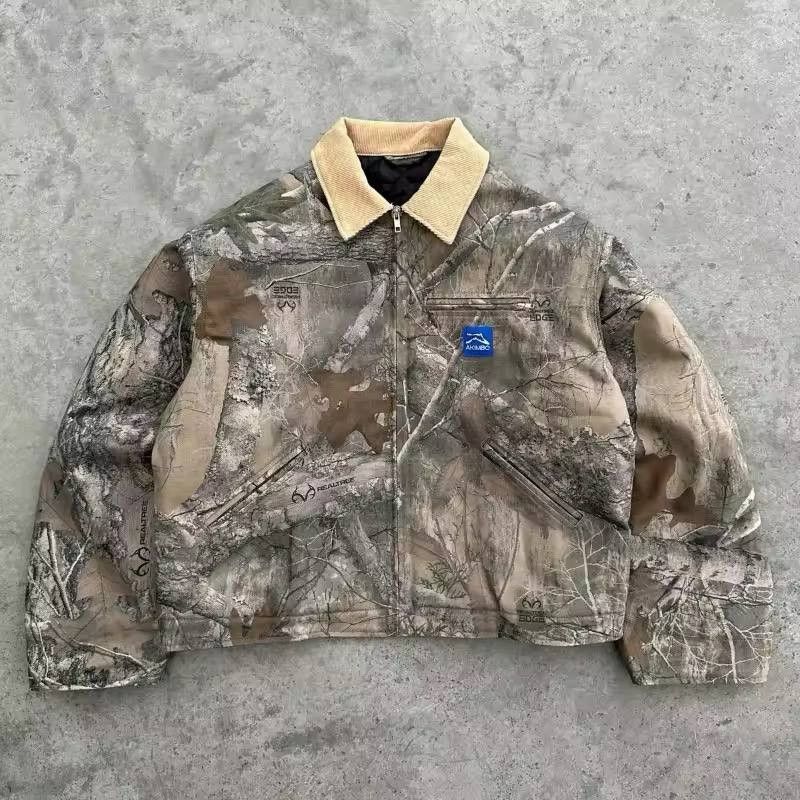 Japanese Brand × Vintage vintage camouflage jacket Y2K Size US XL / EU 56 / 4 - 1 Thumbnail