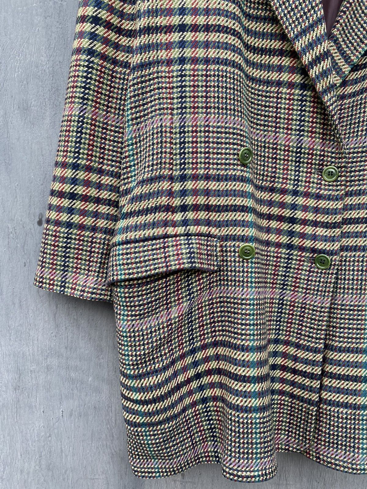 Jil Sander Jil Sander Vintage Plaid Wool/Cashmere Blazer Jacket Size 34 Size XS / US 0-2 / IT 36-38 - 4 Thumbnail