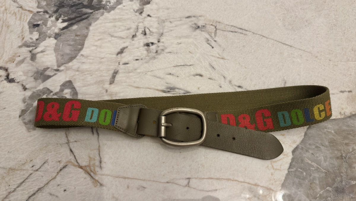 Dolce & Gabbana Dolce and Gabbanna unisex rainbow military belts Size ONE SIZE - 3 Thumbnail