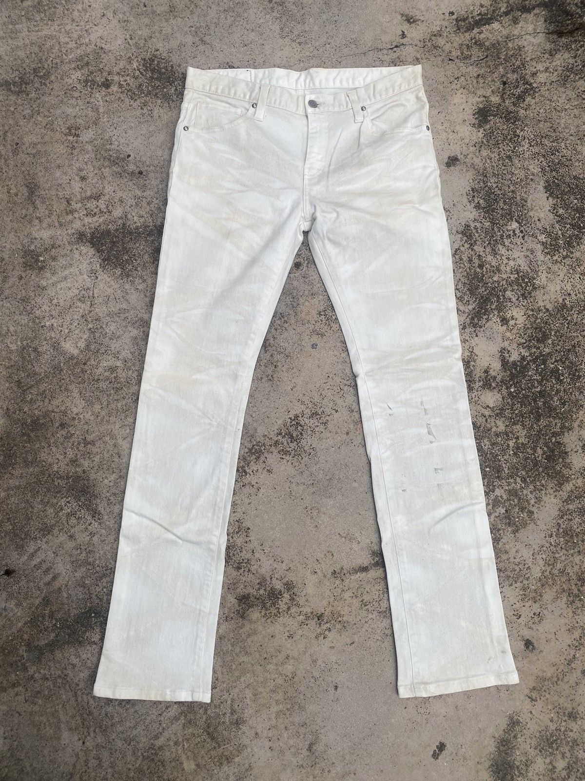 If Six Was Nine × Tornado Mart Tornado Mart Waxed Strechable Jeans Size US 32 / EU 48 - 3 Thumbnail