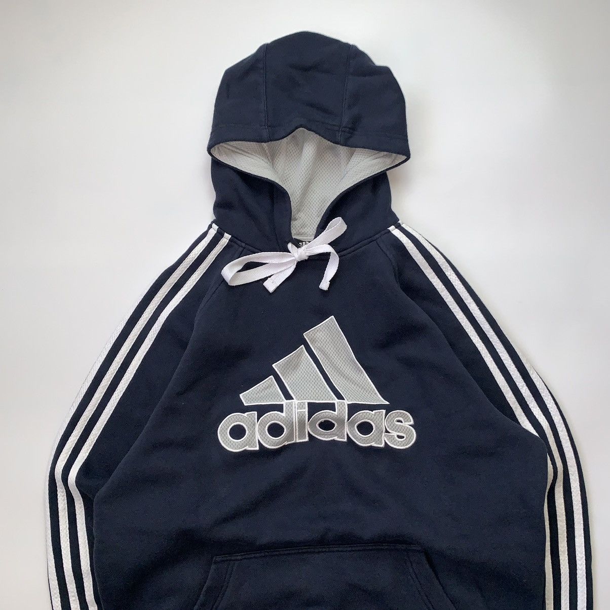 Other Vintage 90s Adidas Hoodie Big Central Embroidered Logo Y2K Size US S / EU 44-46 / 1 - 5 Thumbnail
